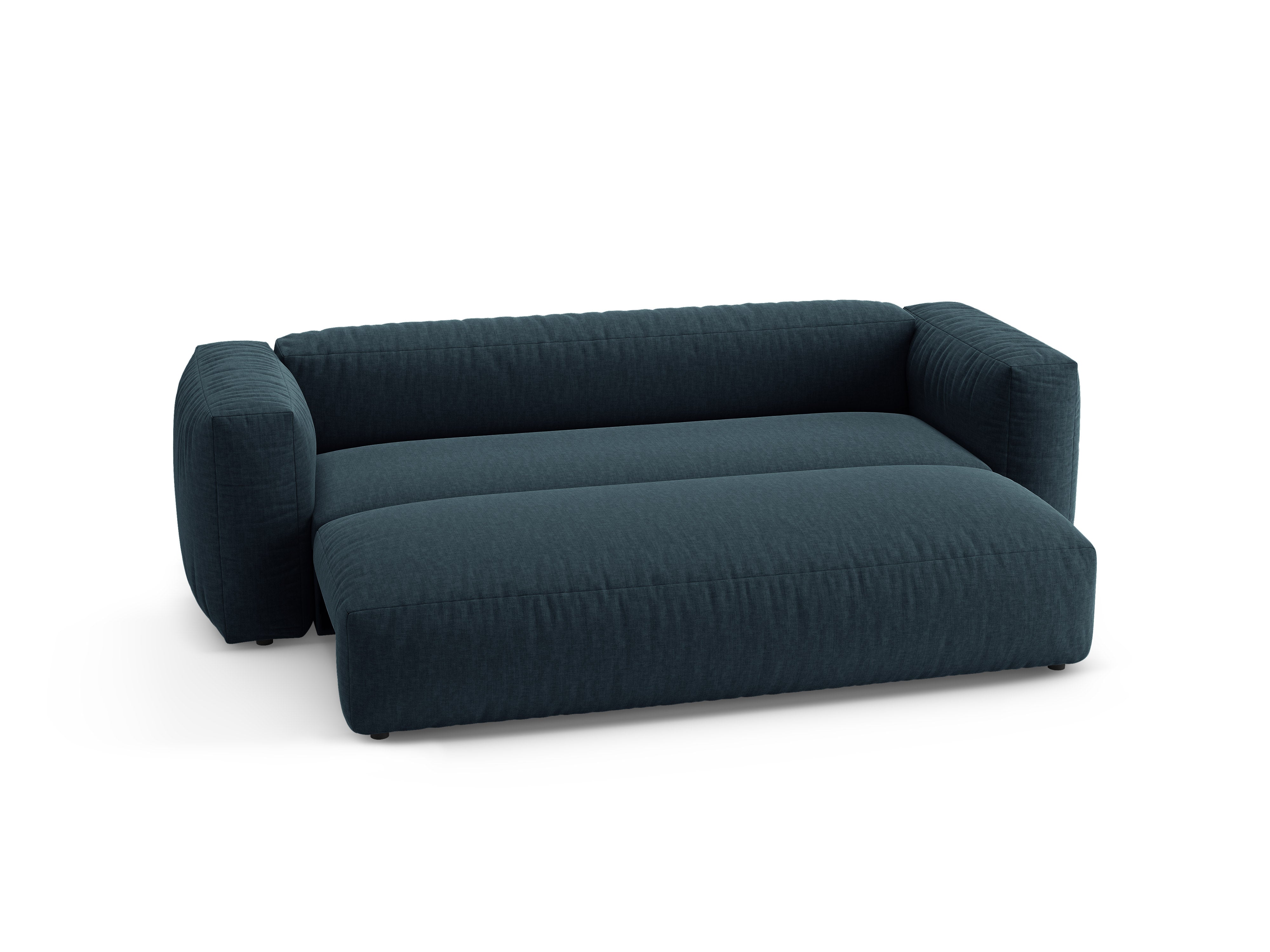 Sofa 3-Sitzer mit Schlaffunktion MARTINA in Jeansblau