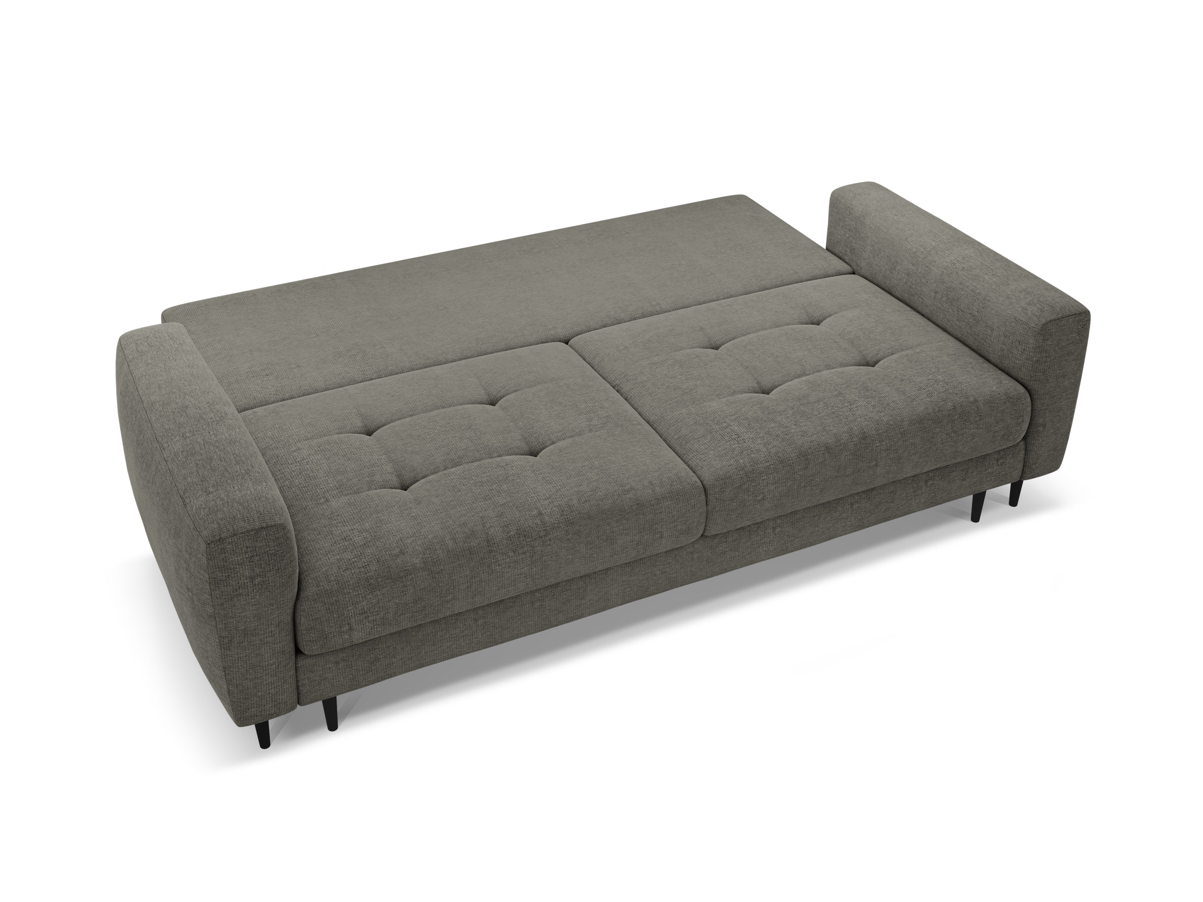 Sofa 3-Sitzer mit Schlaffunktion BEMY grau