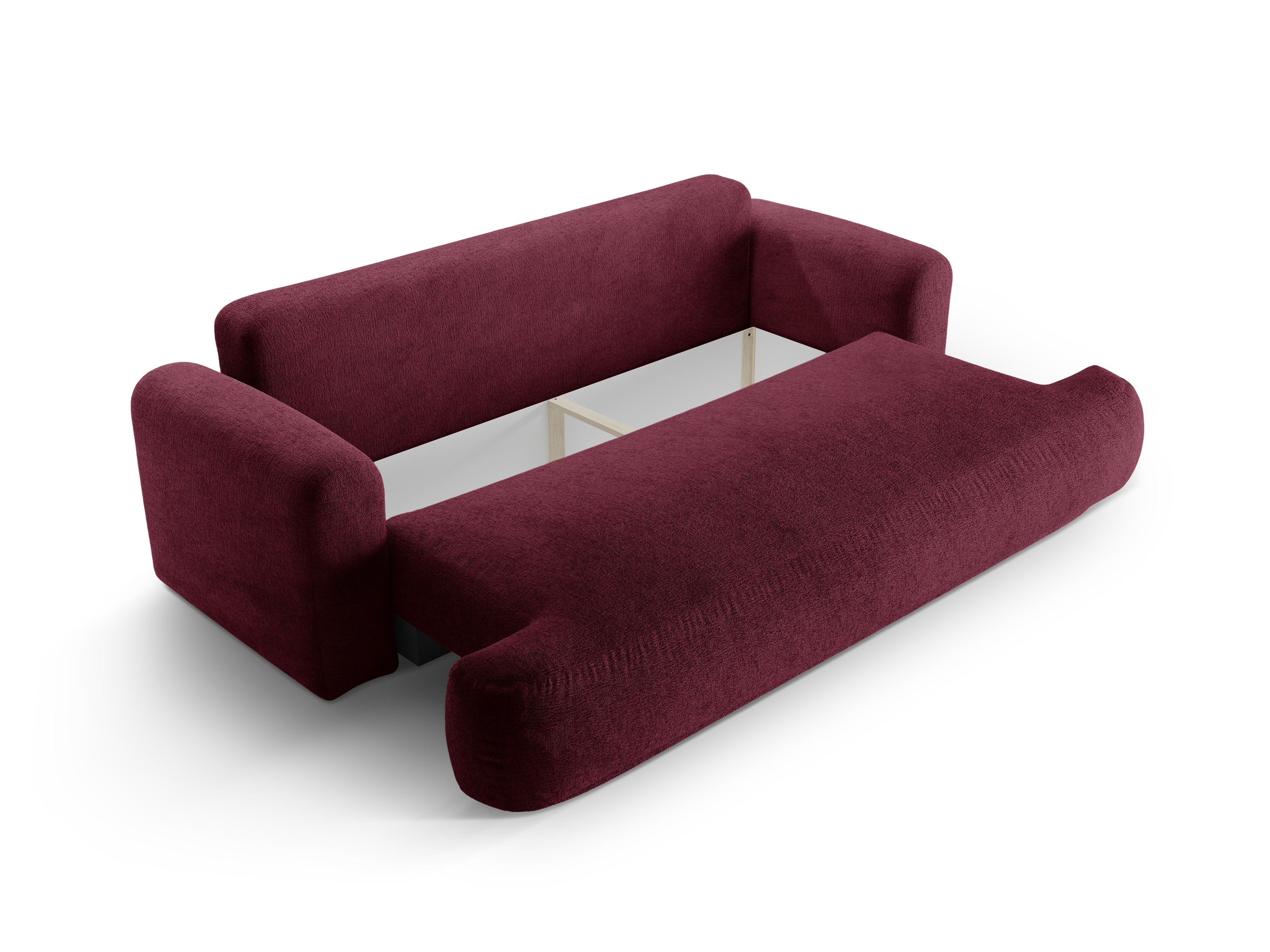 Sofa mit Ella Burgunderschlaffunktion