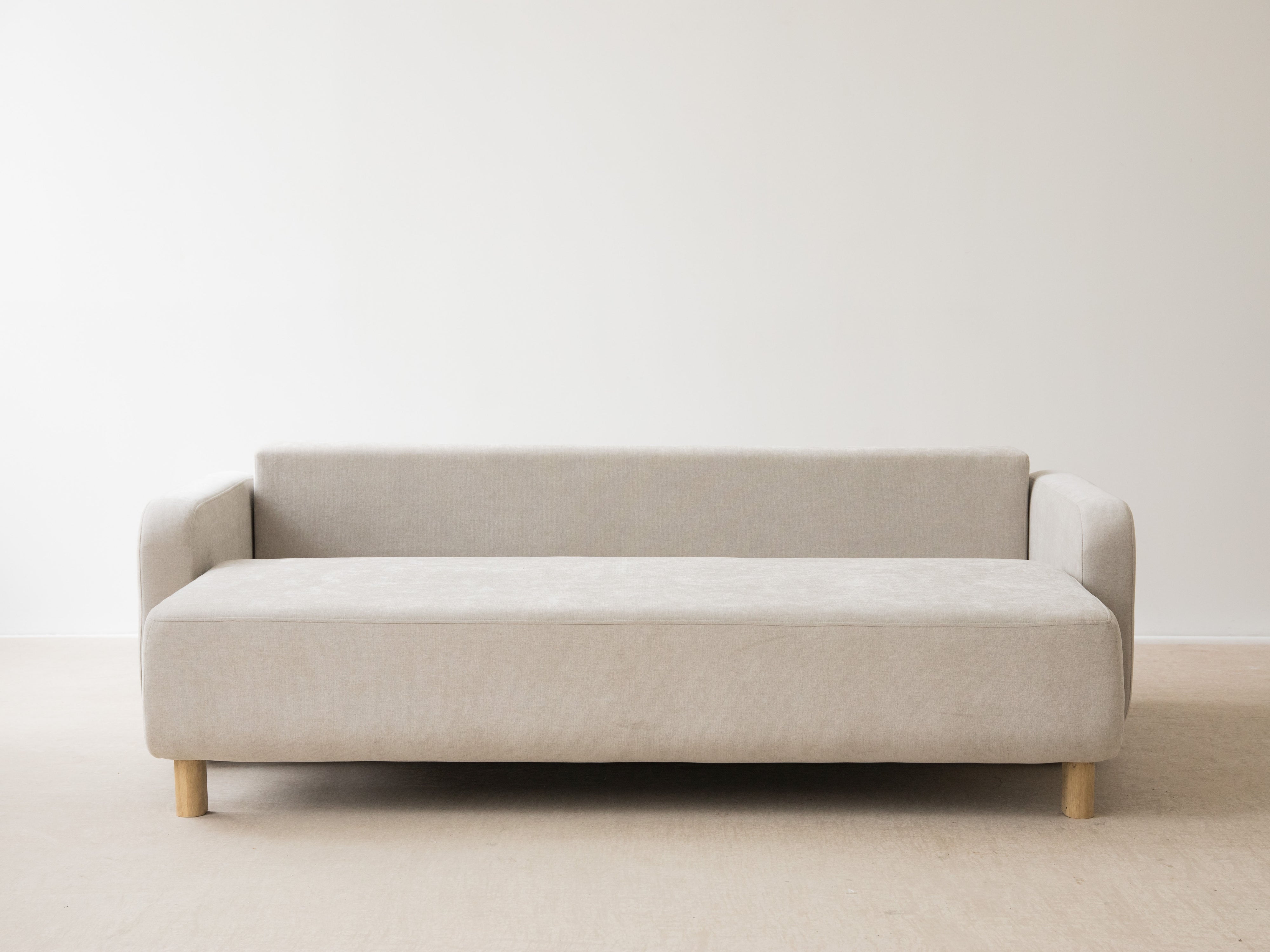 Sofa 3-Sitzer mit Schlaffunktion ELEN grün Chenille [Monika] [Julia spr]