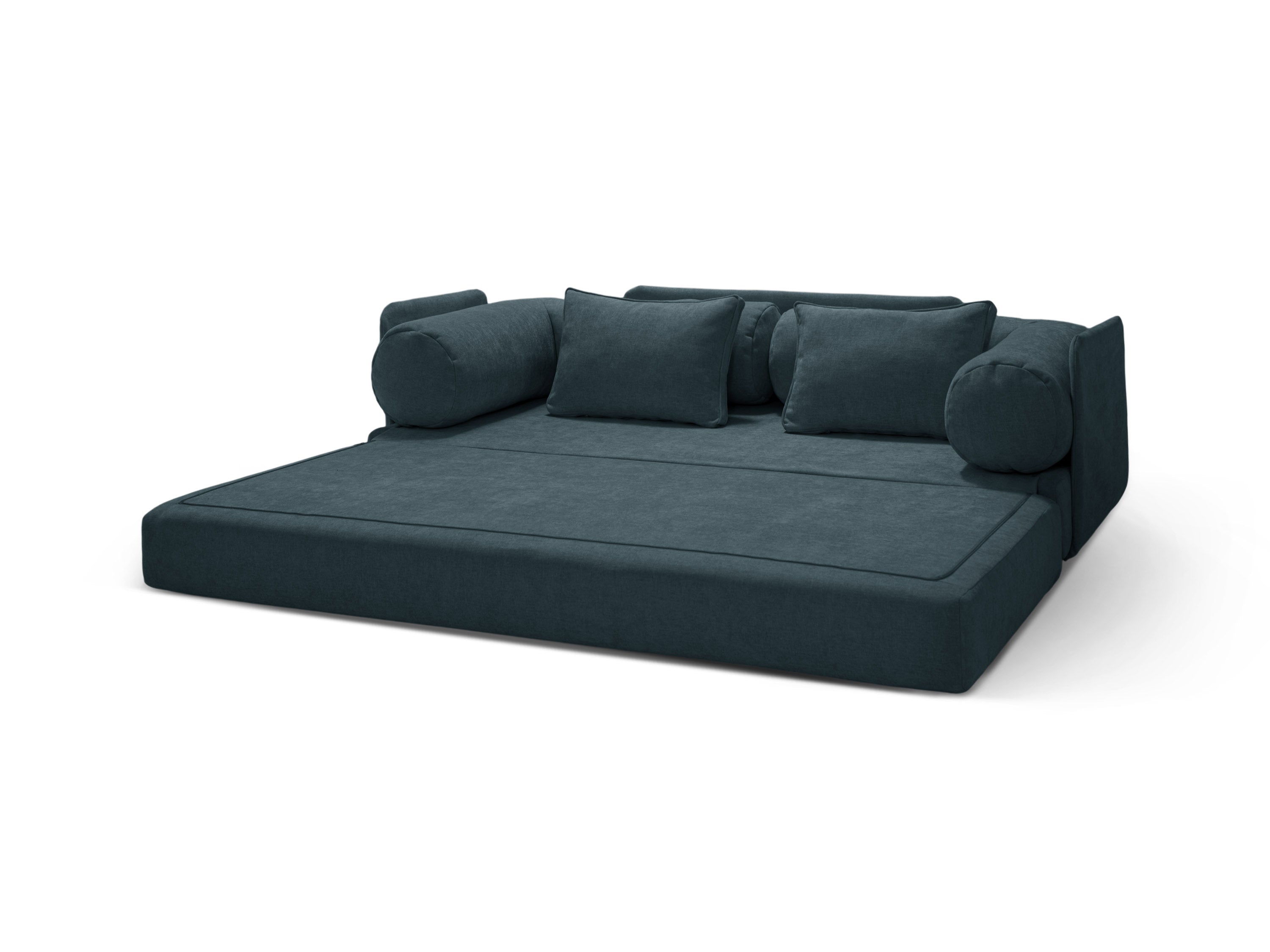Sofa 3-sitzig mit Schlaffunktion DREAMY tiefes Petrol