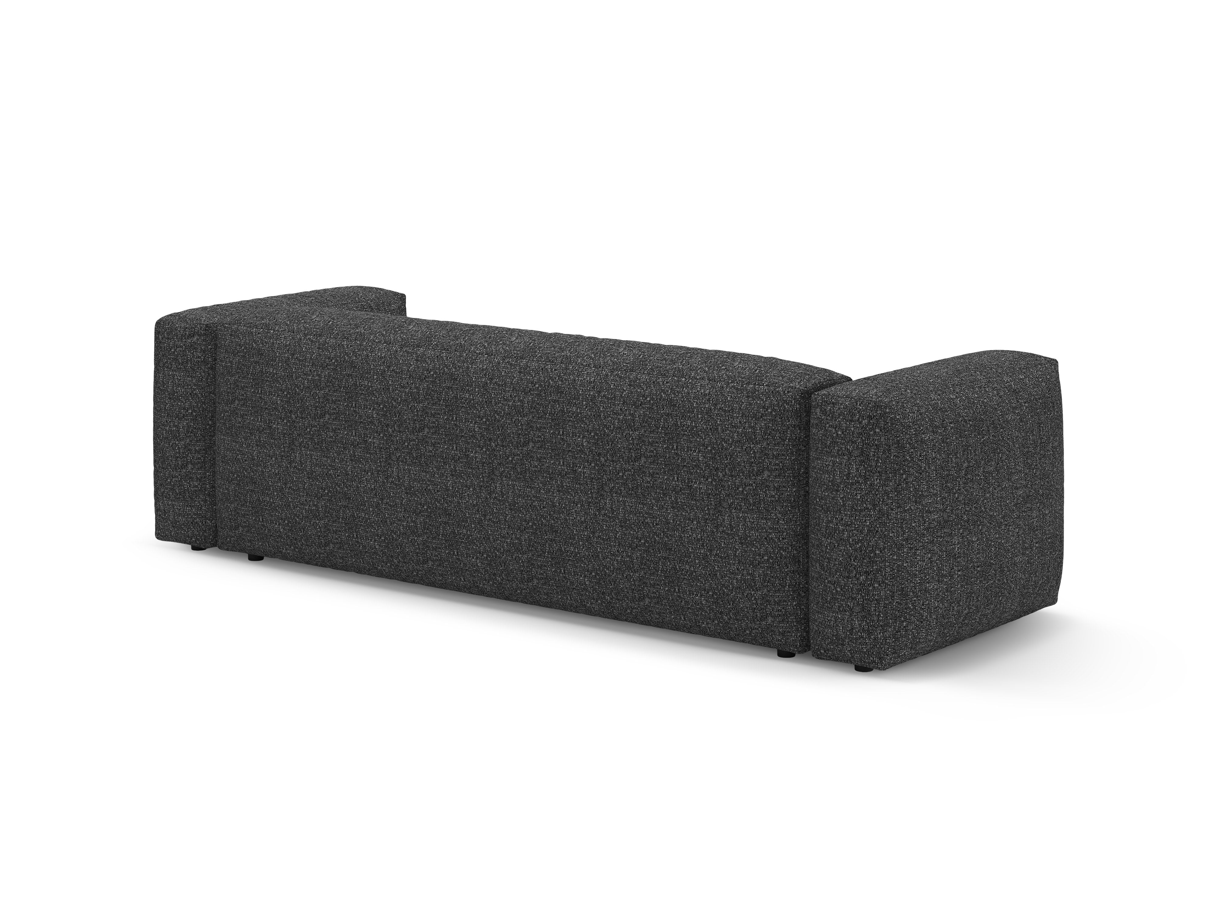 MARTINA 3-Seater Sofa with Sleeping Function in Anthracite Boucle
