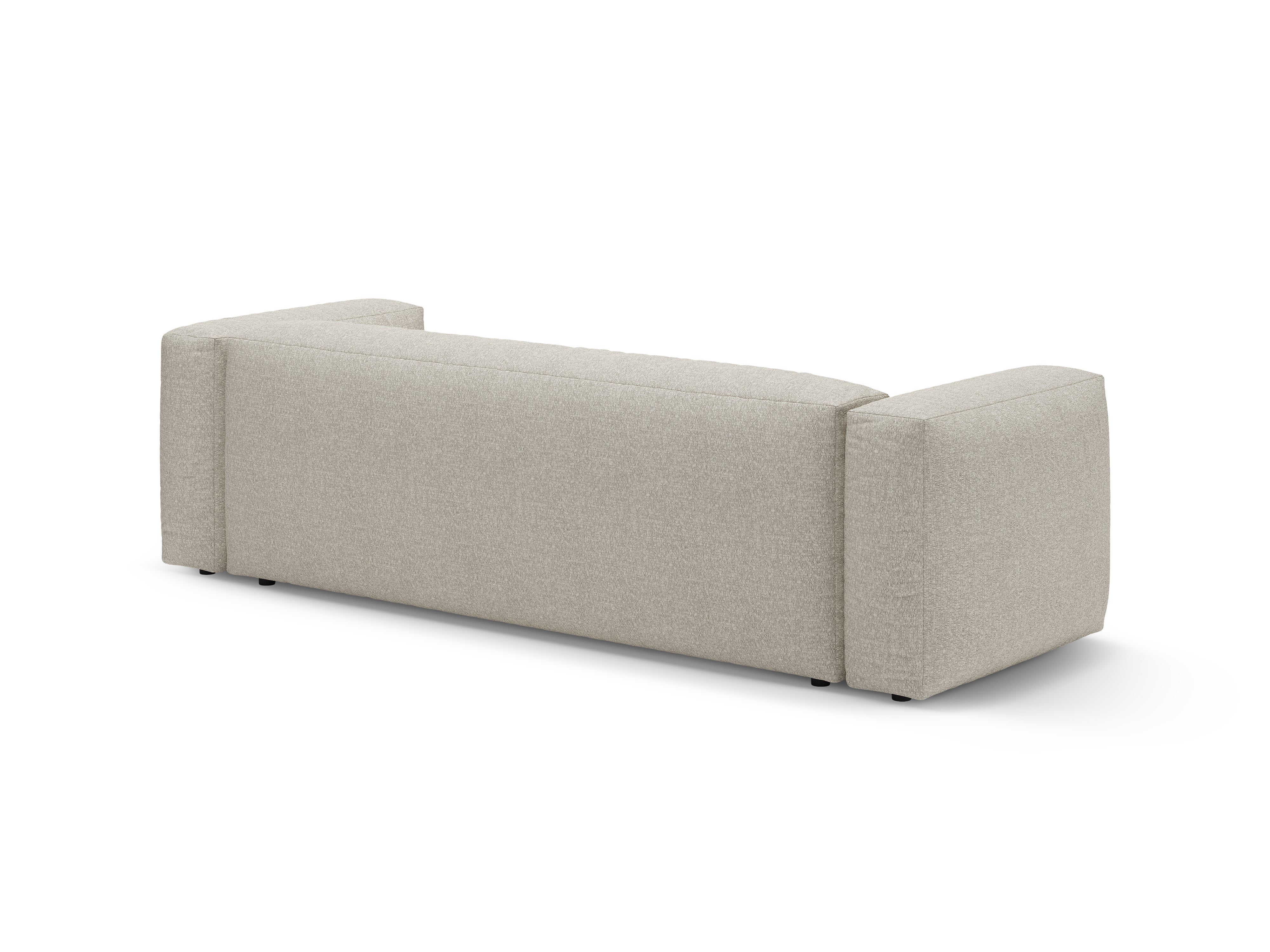 Sofa 3-Sitzer mit Schlaffunktion MARTINA beige Boucle