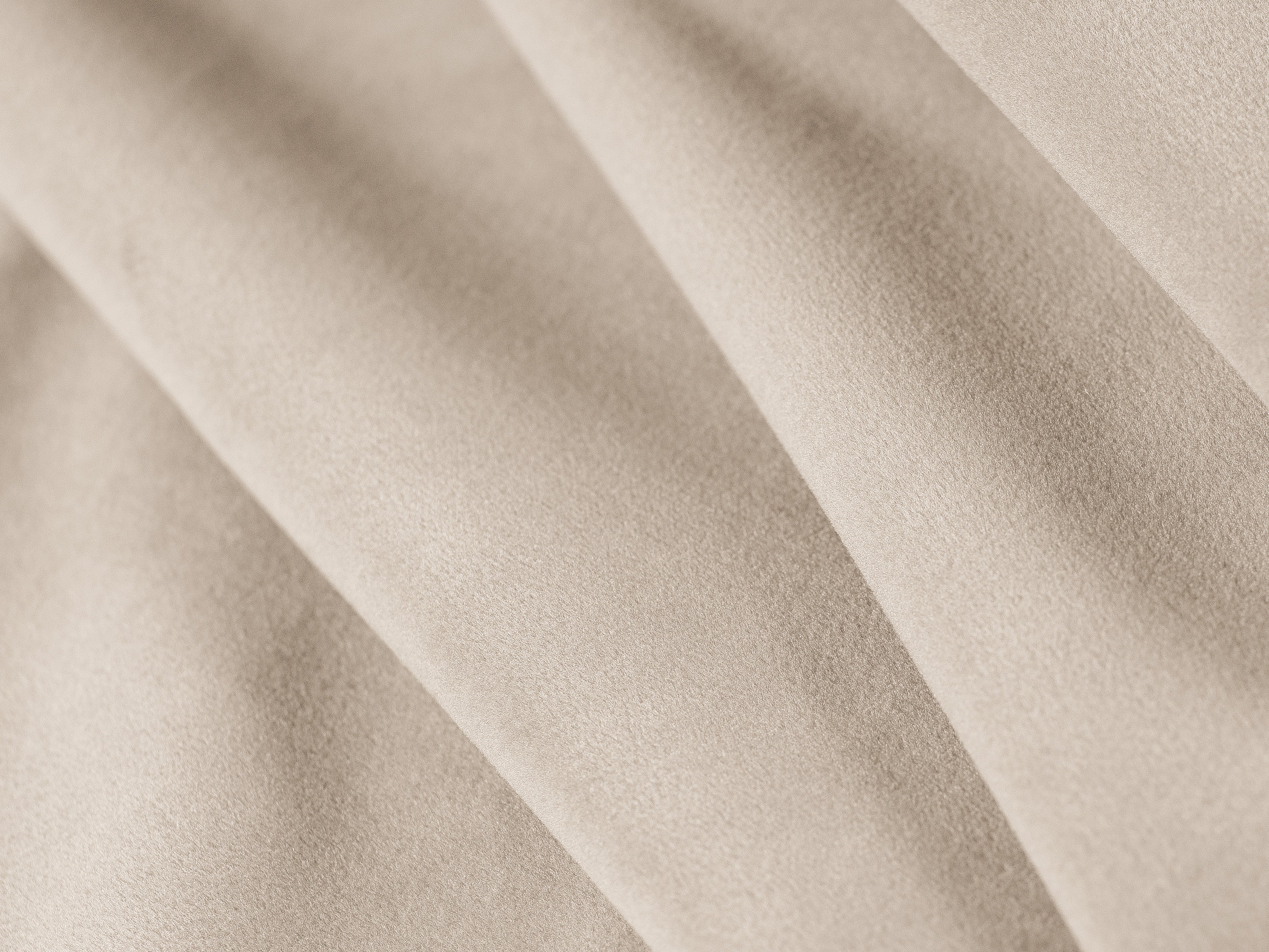 Sofa aus Samt 3-sitzig mit Schlaf-Funktion NAOMI beige