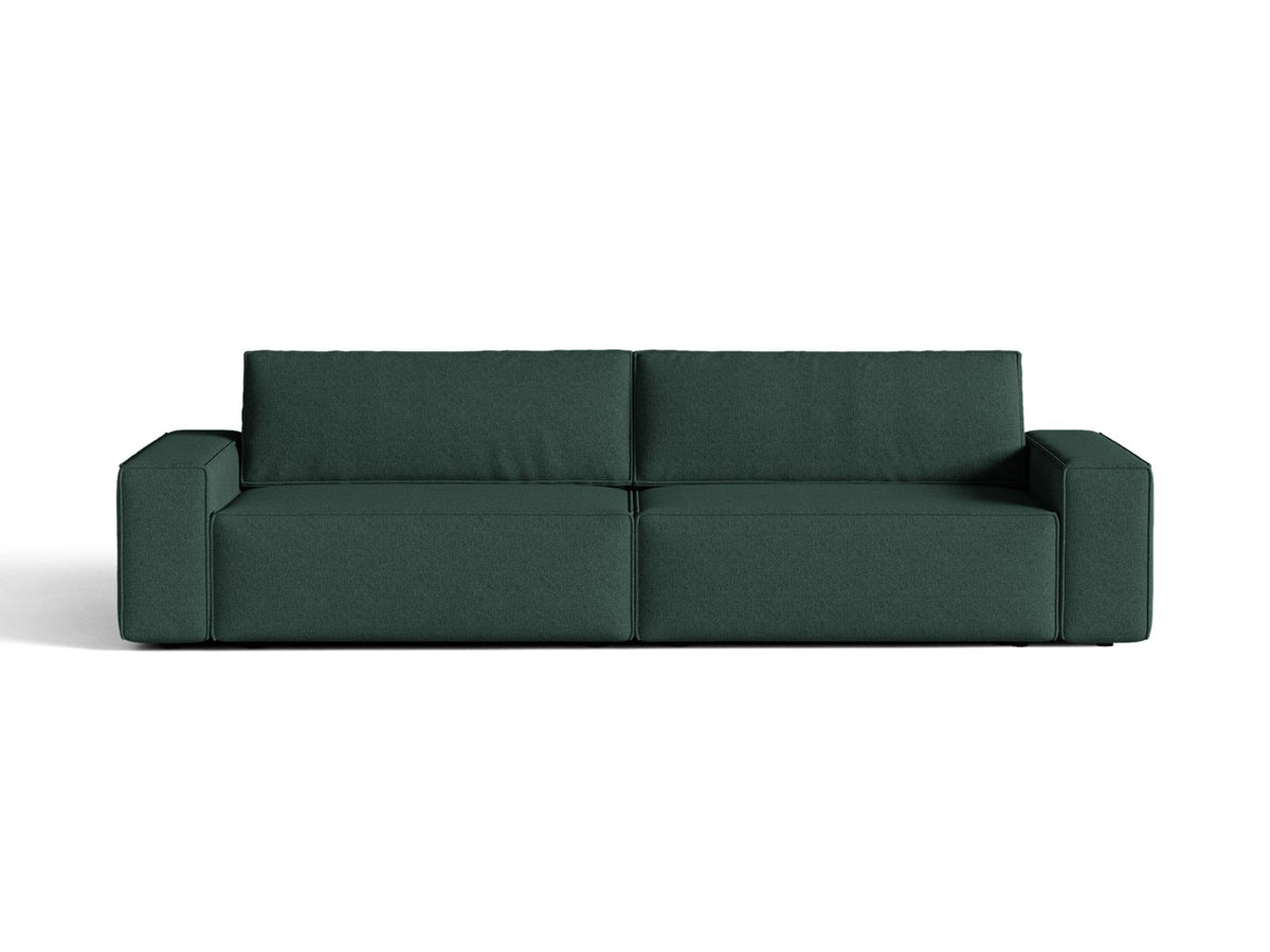 Sofa 3-osobowa z funkcją spania JODIE zielony – Micadoni
