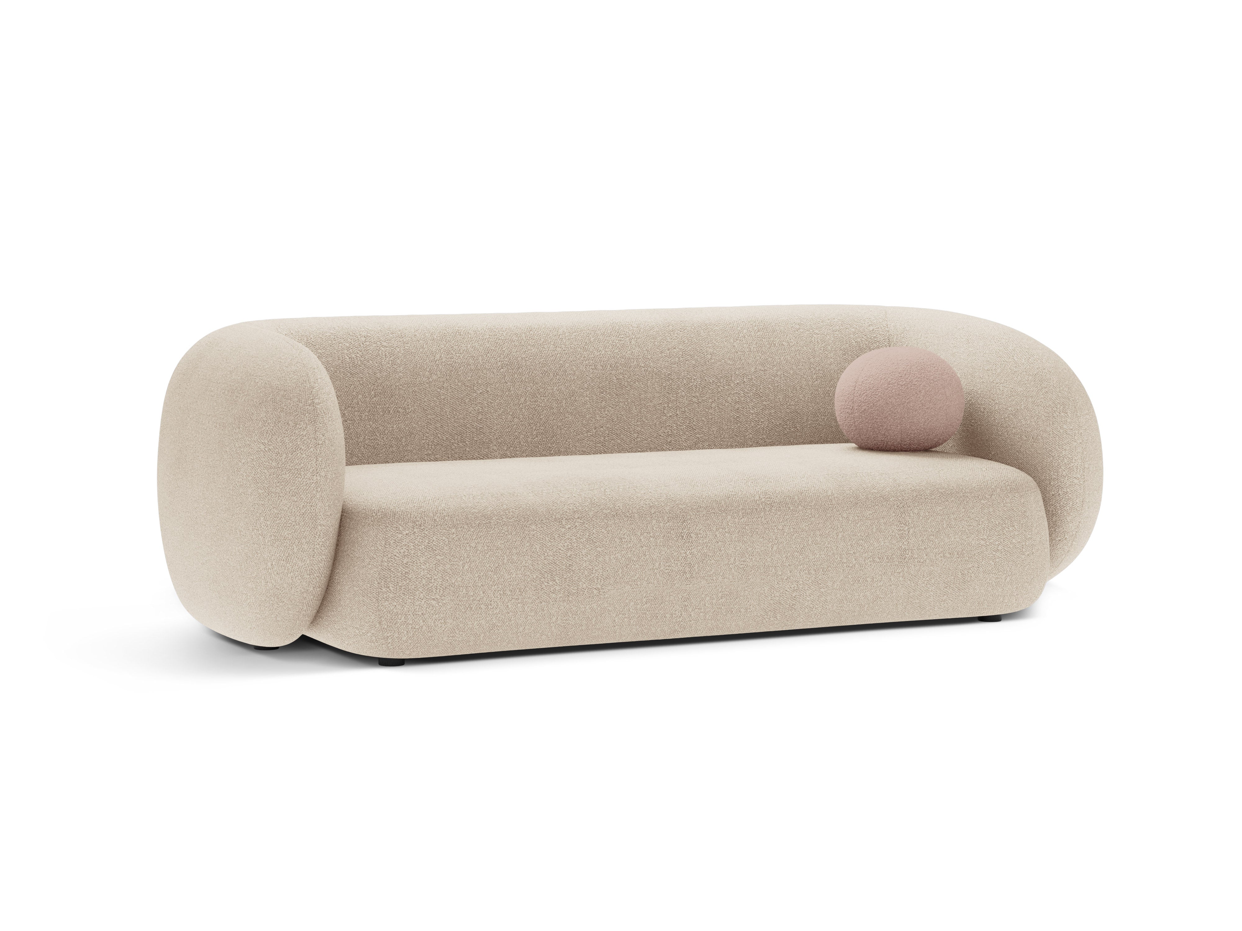 Sofa 3-Sitzer KATE beige Boucle