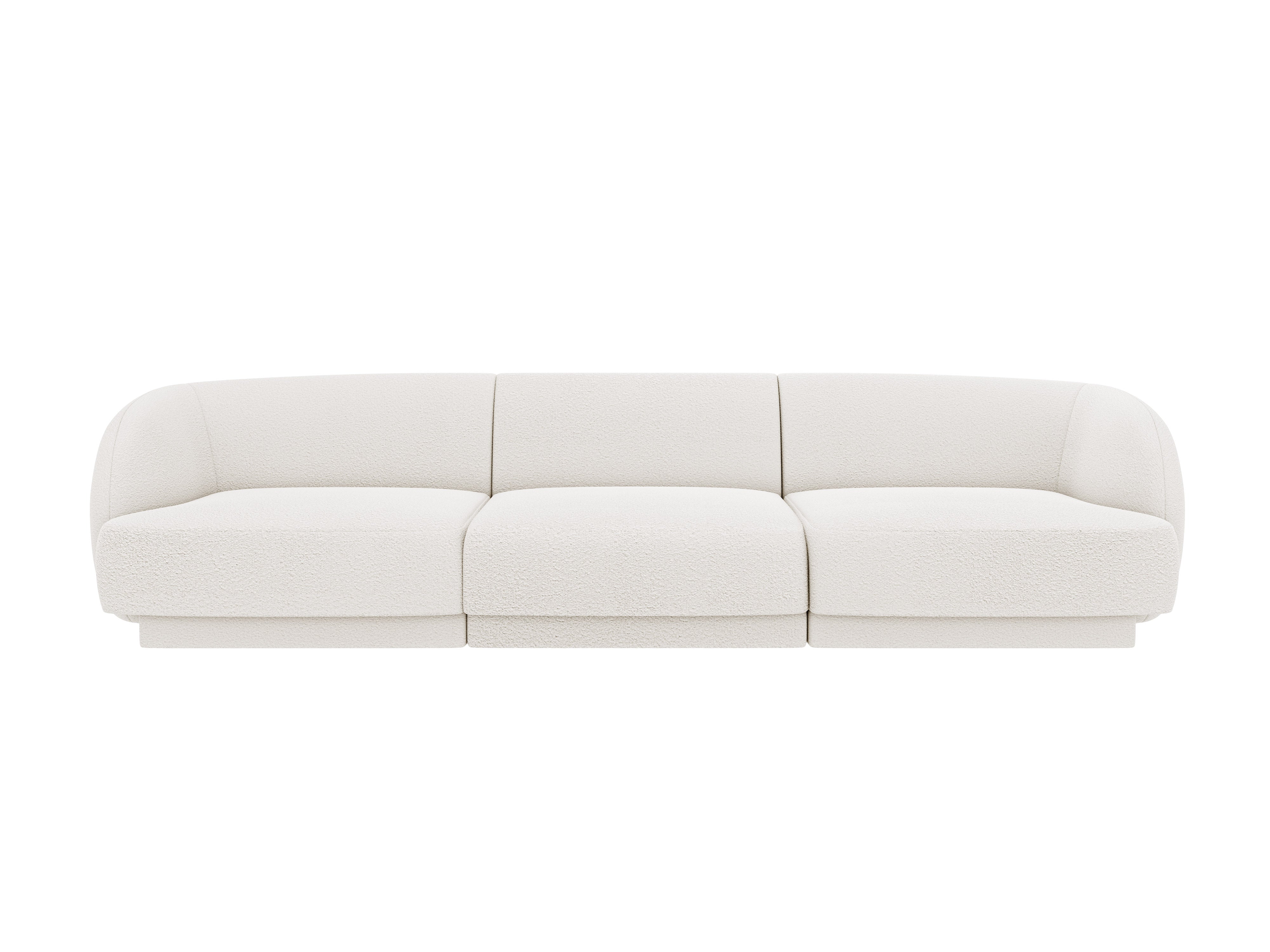 Sofa 3-osobowa MILEY biały boucle