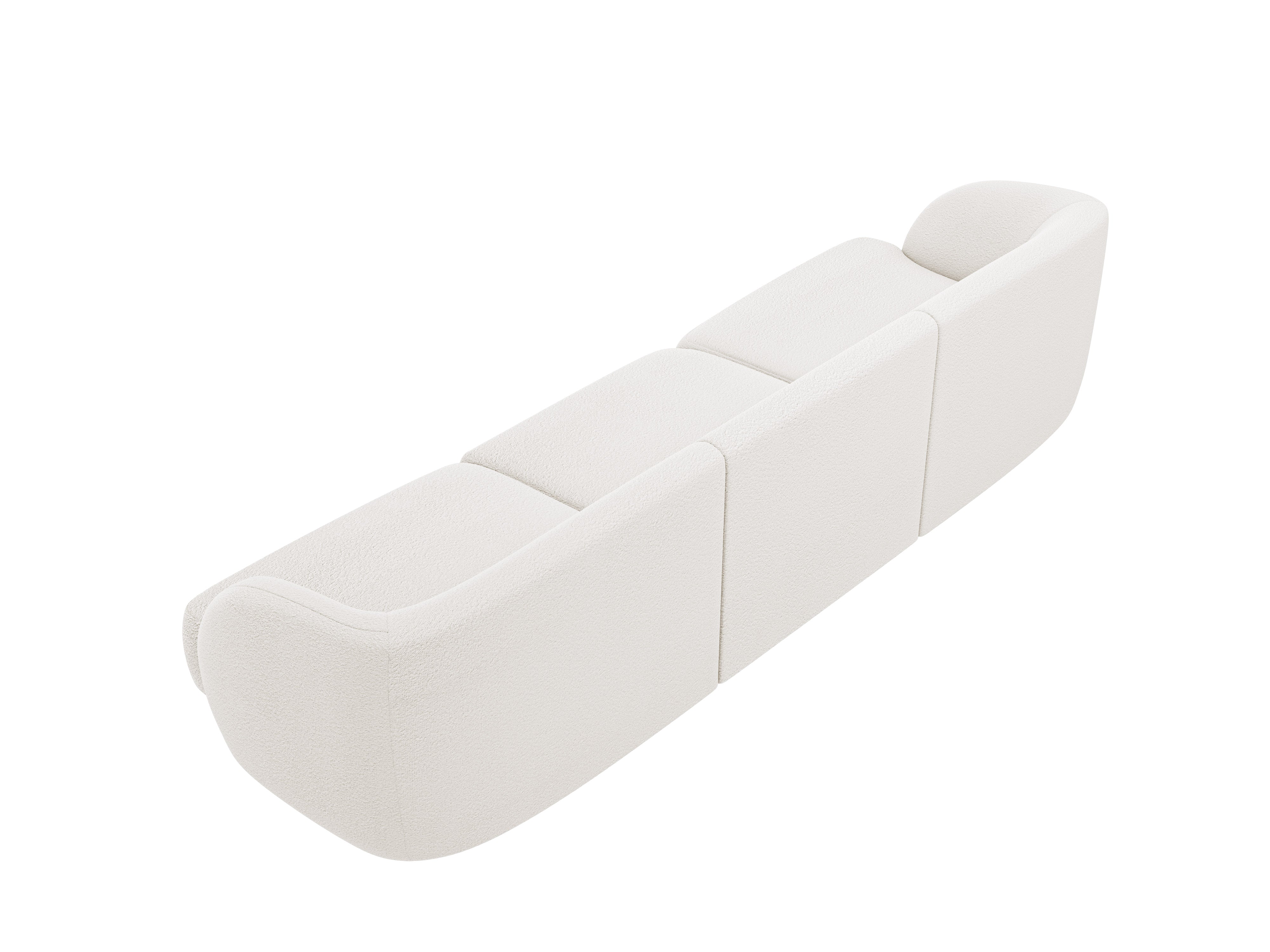 Sofa 3-osobowa MILEY biały boucle