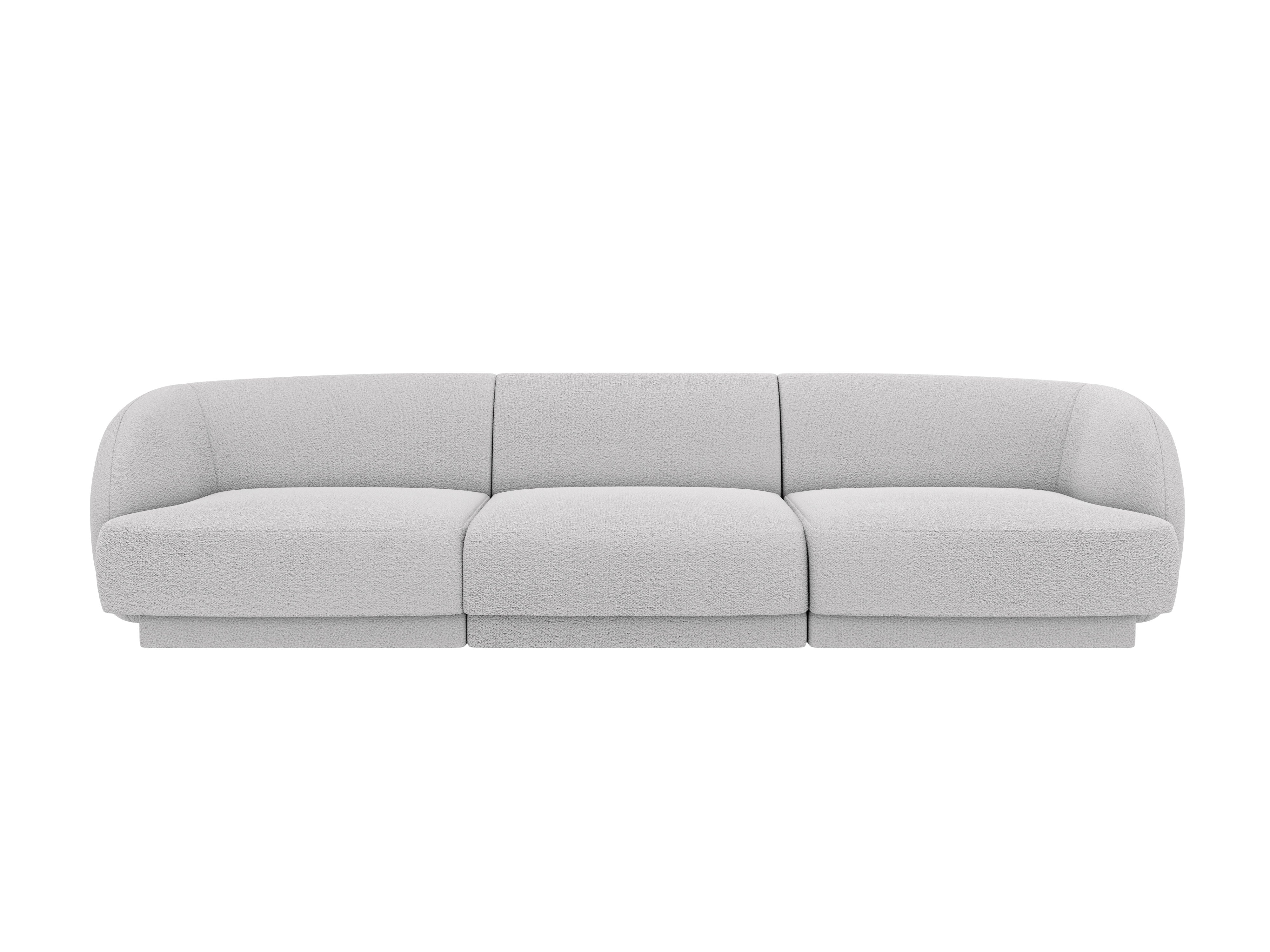 Sofa 3-osobowa MILEY jasnoszary boucle