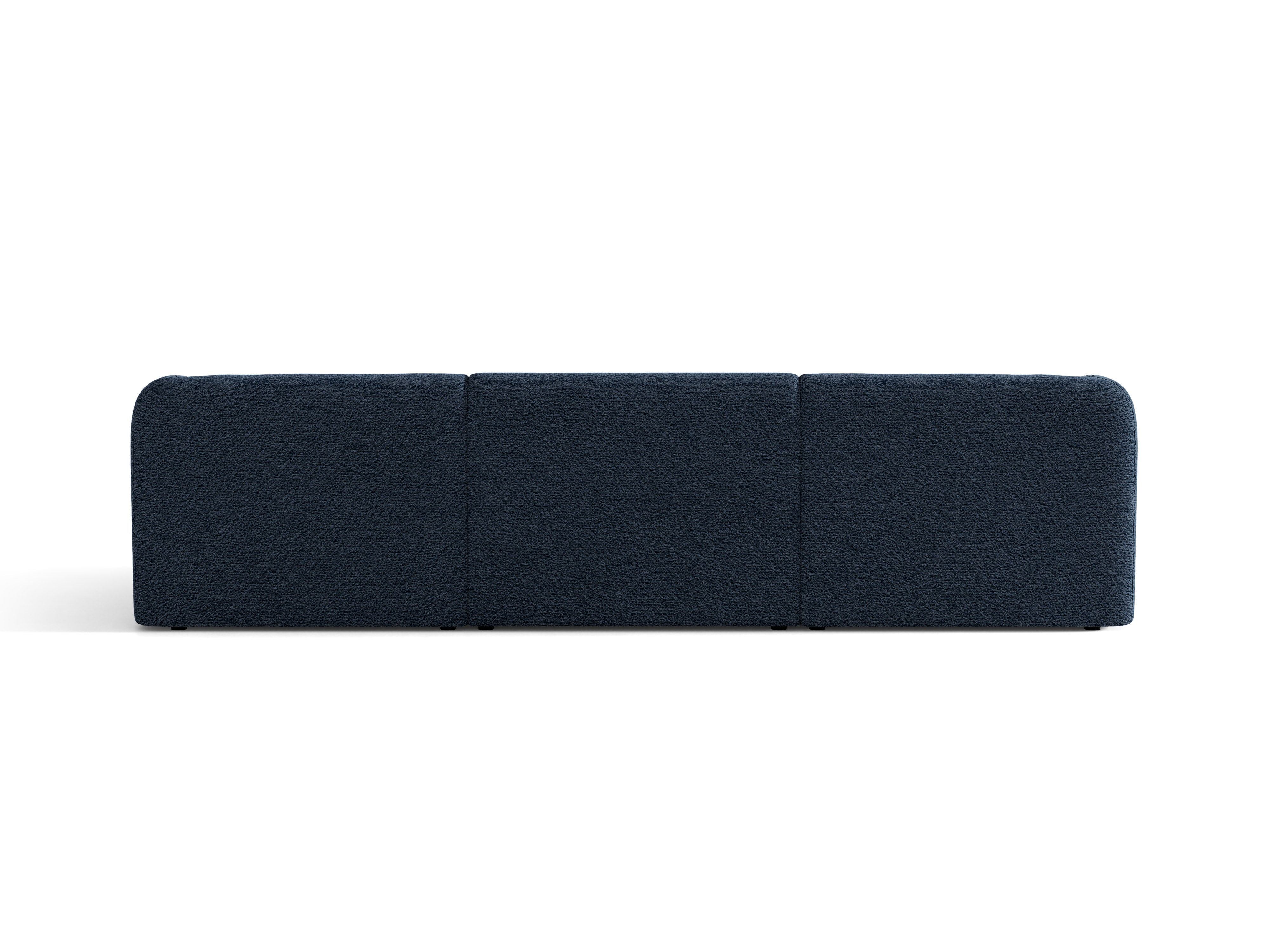 Sofa 3-Sitzer MILEY dunkelblau Boucle
