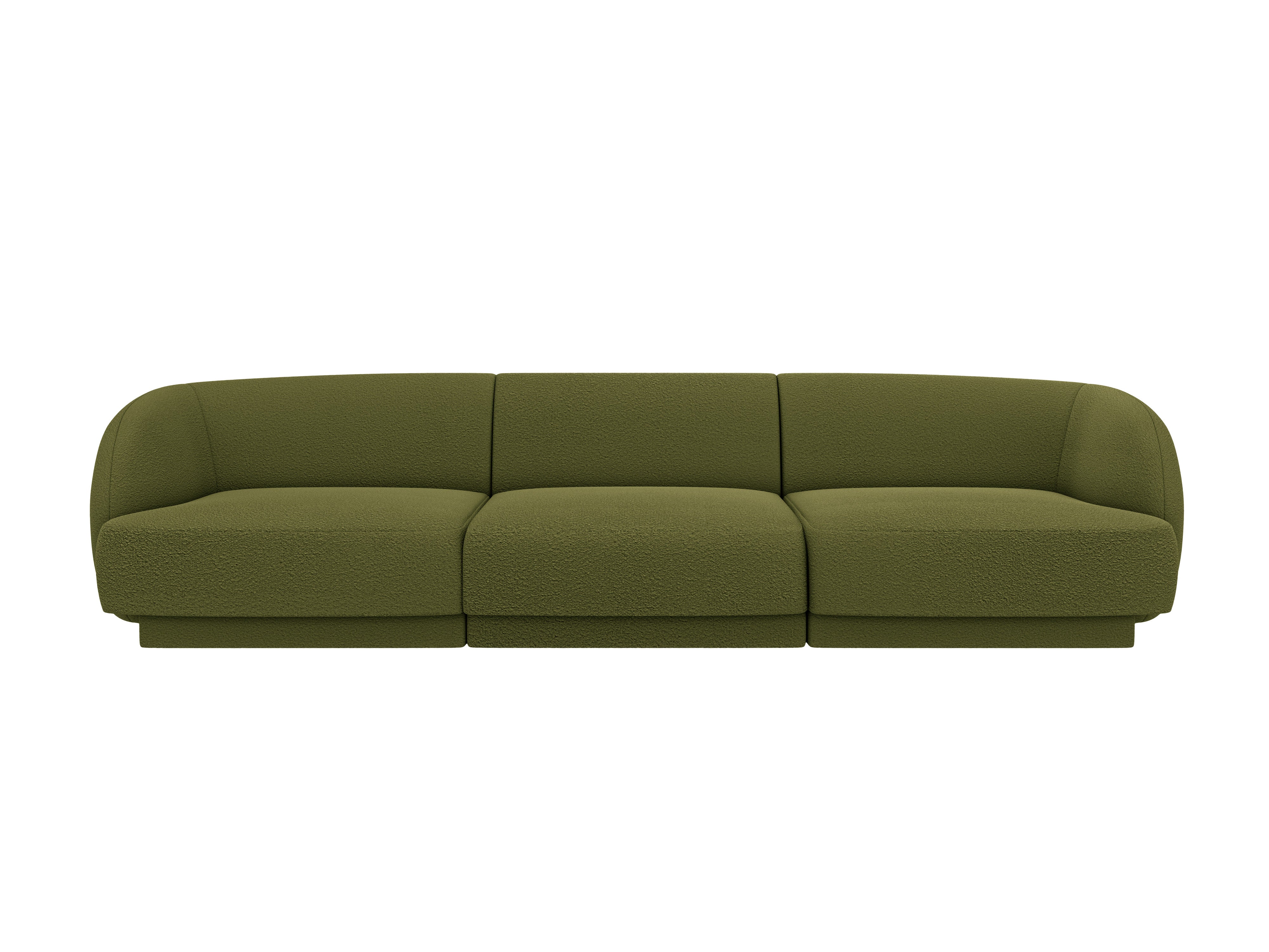 Sofa 3-osobowa MILEY zielony boucle