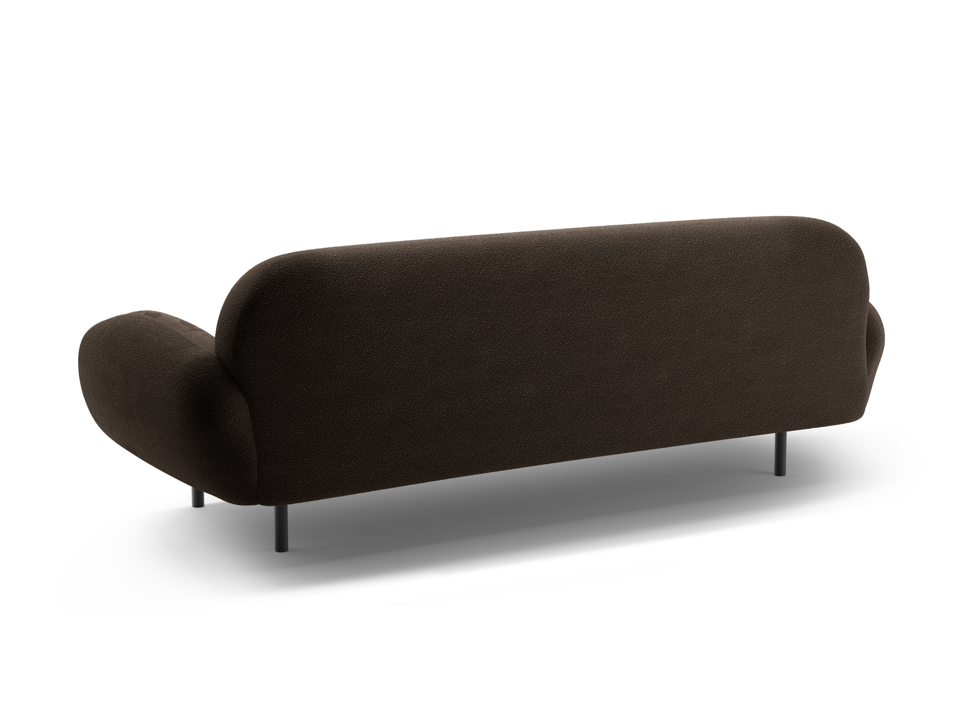 Sofa 3-Sitzer POPPY braun Boucle