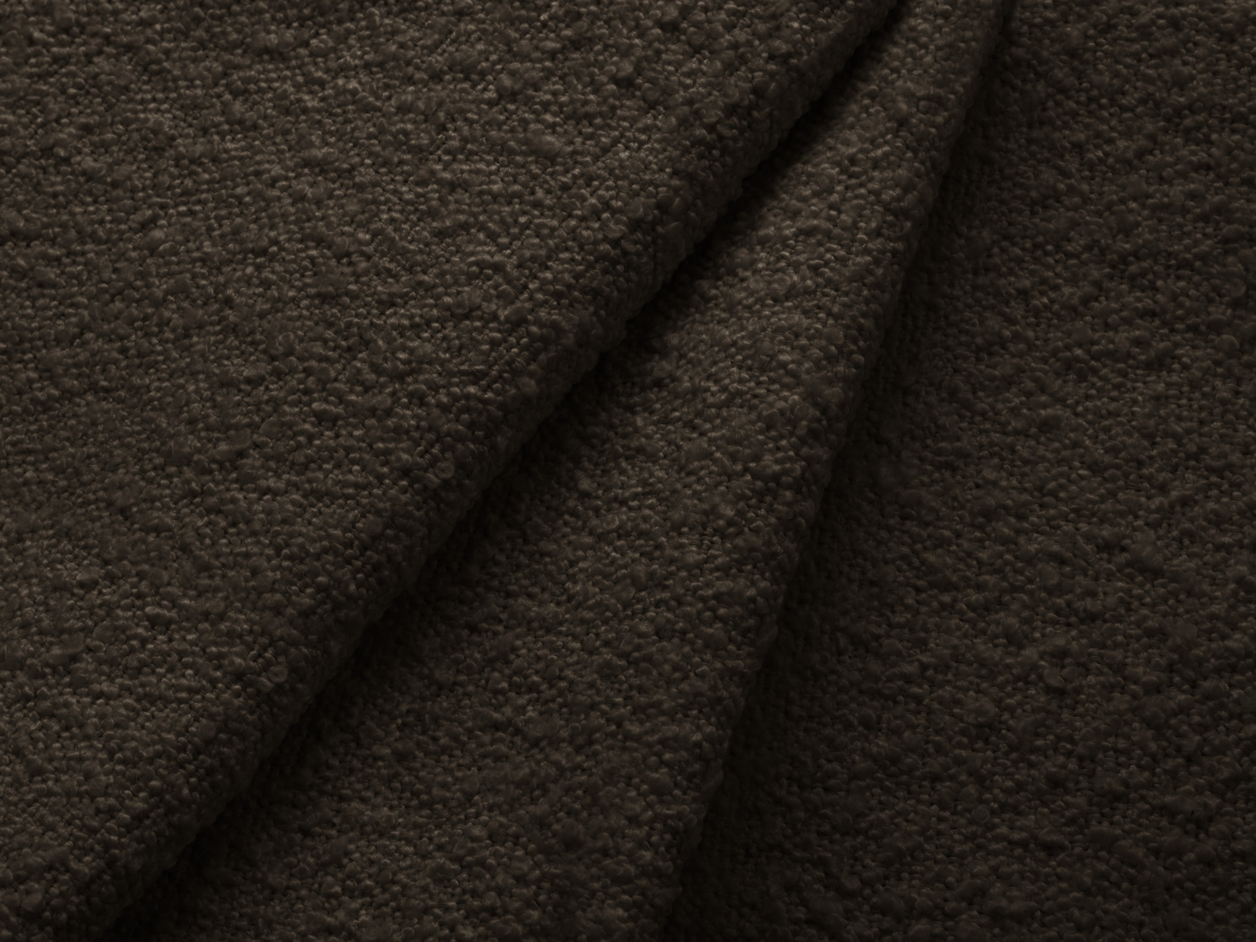 Sofa 3-Sitzer POPPY braun Boucle