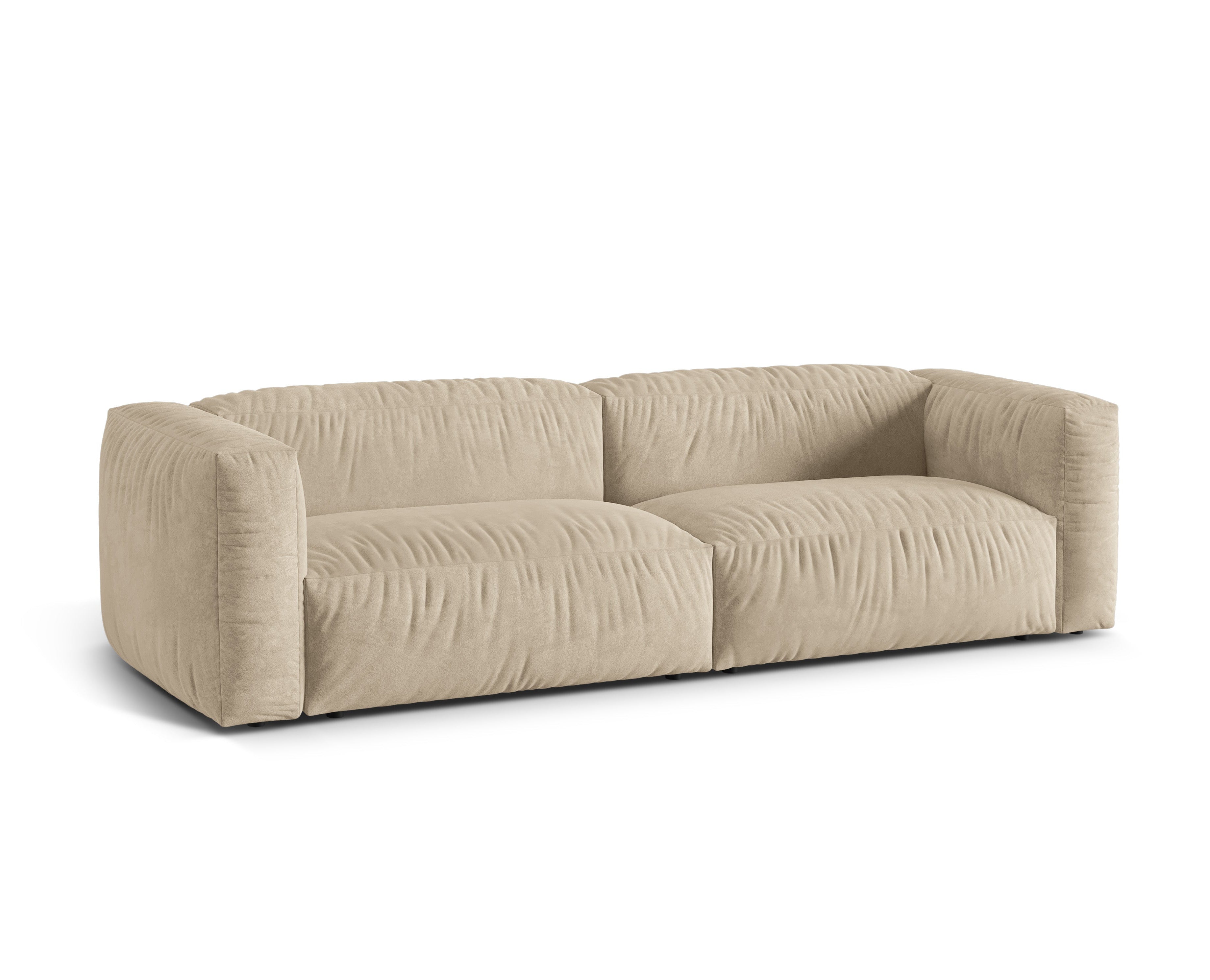 Modulares Sofa, "Martina", 3 Sitze, leichter Beige, 240x106x75
In Europa gemacht