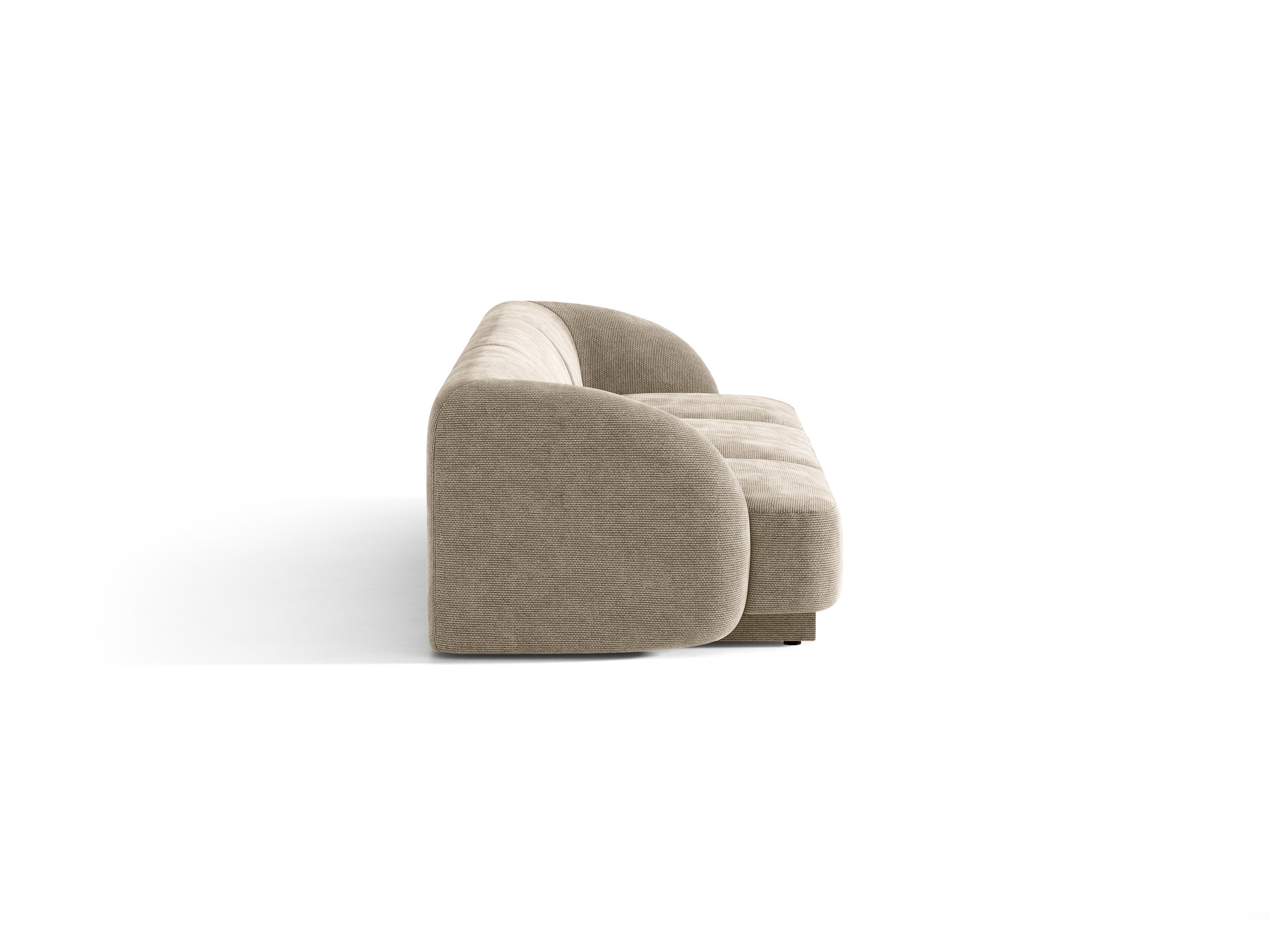 Sofa 3-Sitzer MILEY beige Chenille seidig