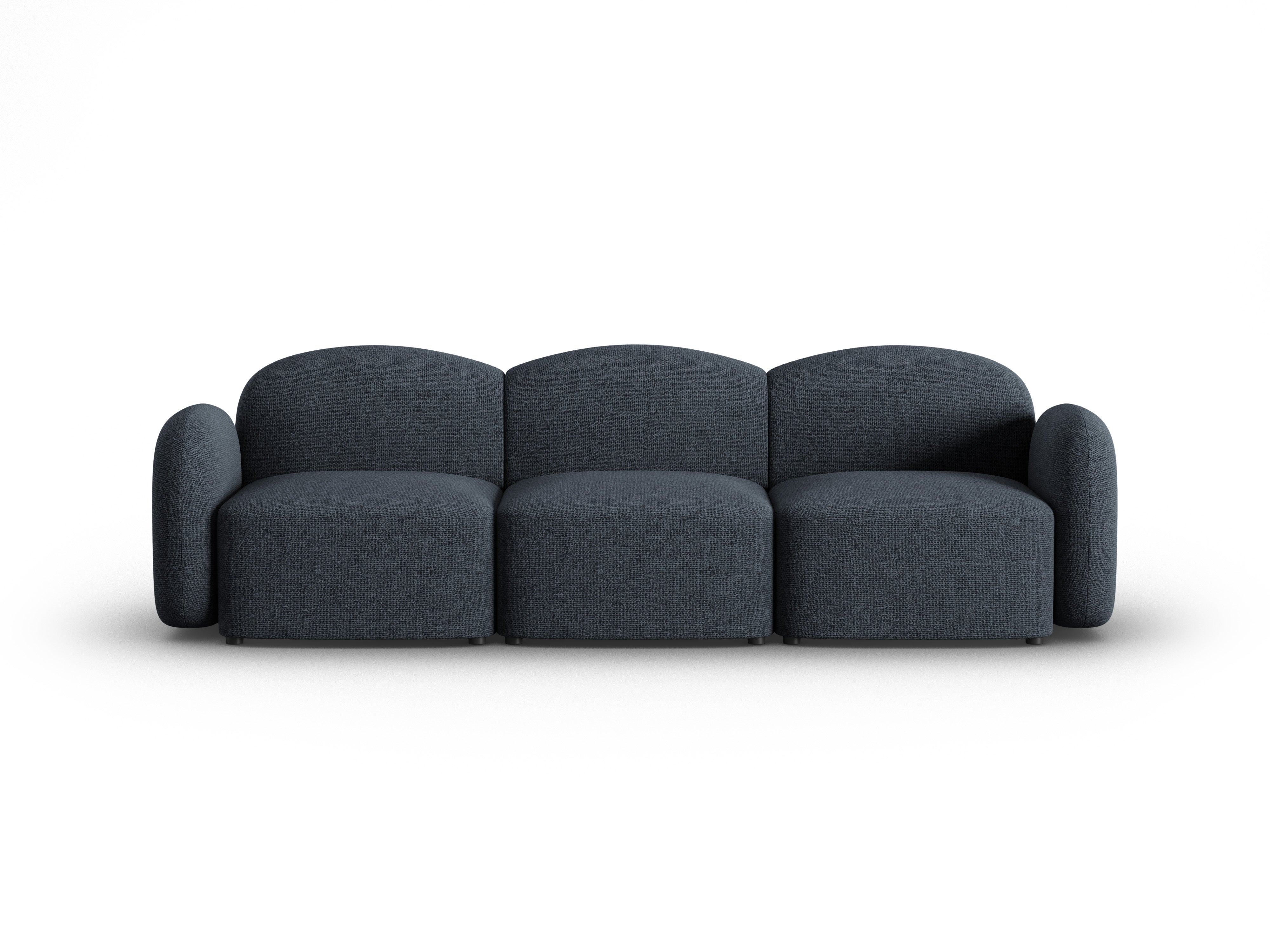 Sofa 3-osobowa BLAIR szenil granatowy melanż Micadoni    Eye on Design