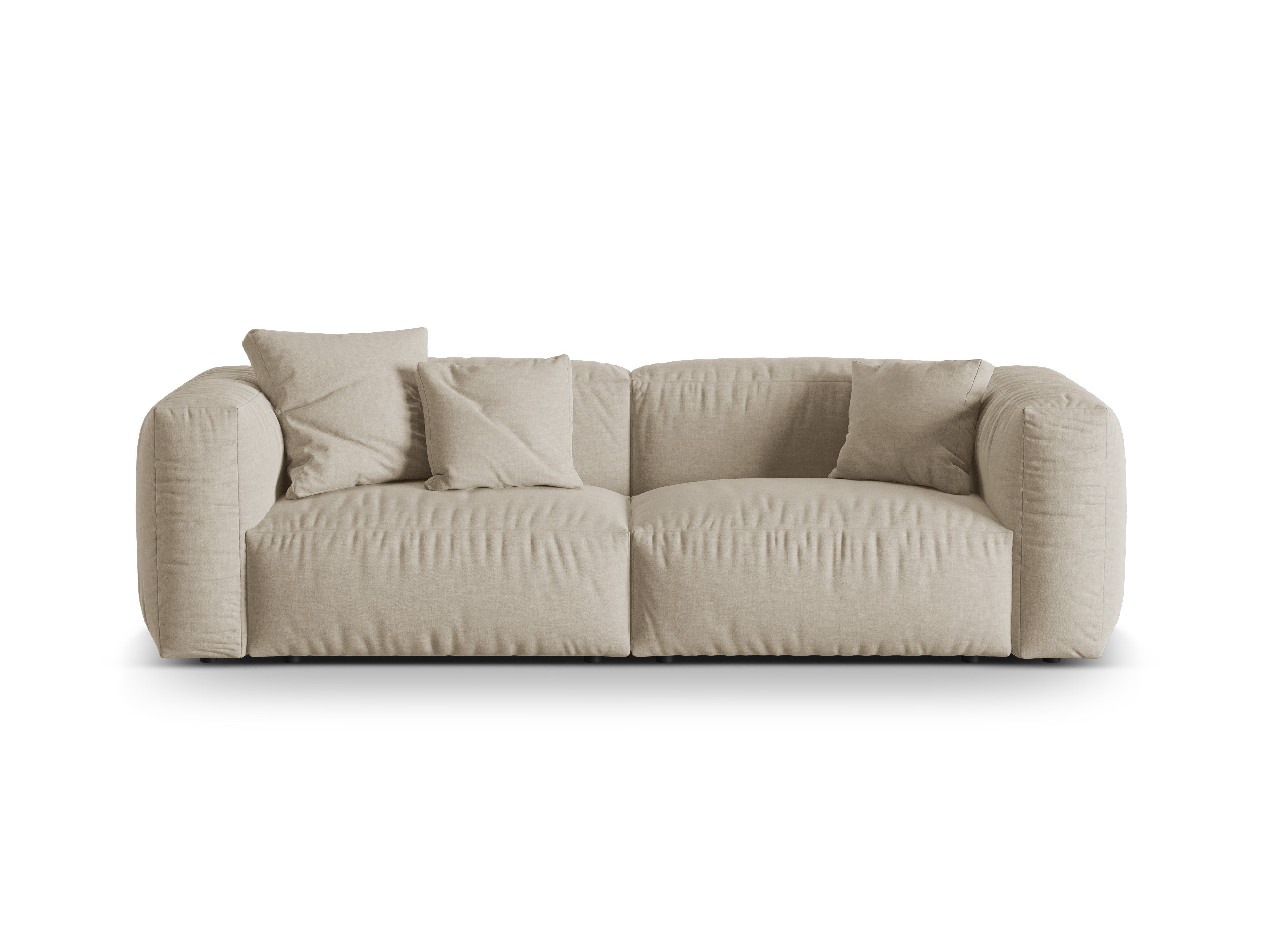 Modulares Sofa, "Martina", 3 Sitze, leichter Beige, 240x106x75
In Europa gemacht