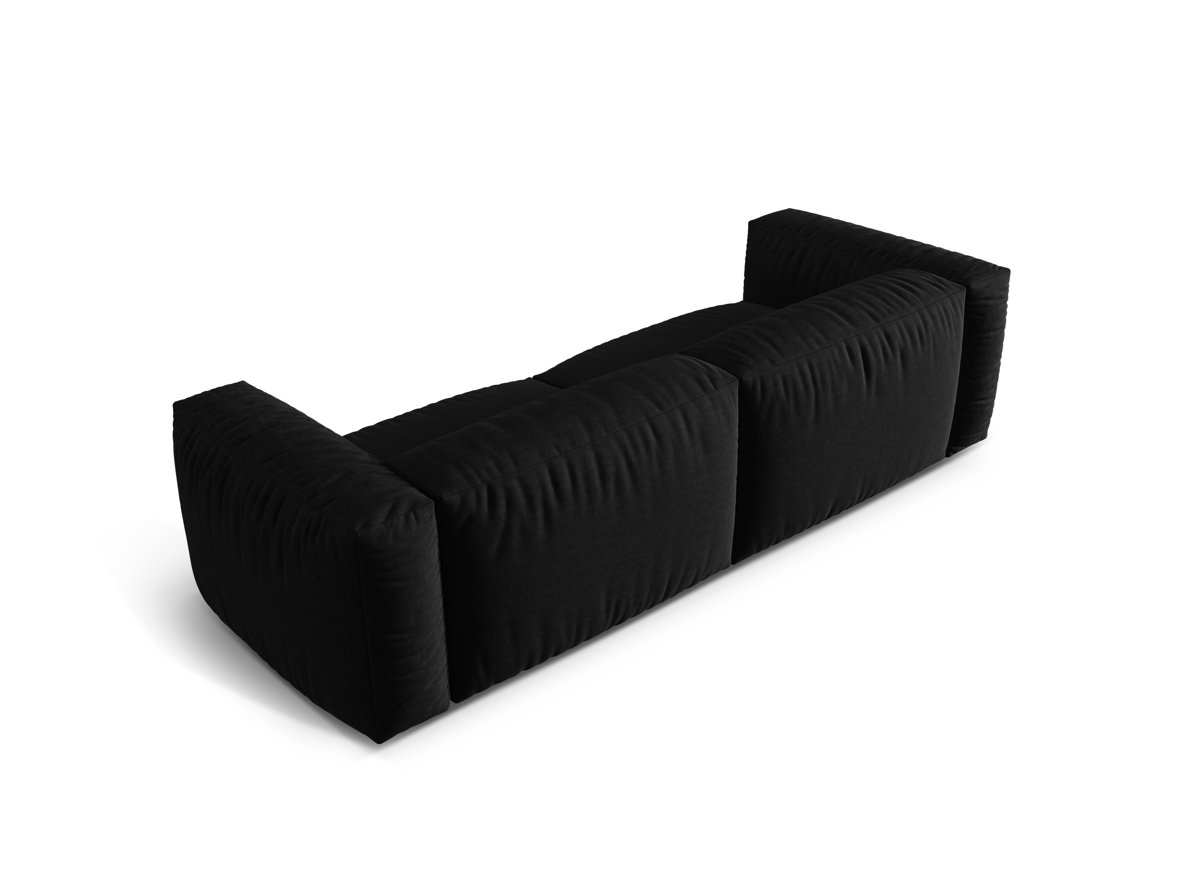 Modulares Sofa, "Martina", 3 Sitze, Schwarz, 240x106x75
In Europa gemacht