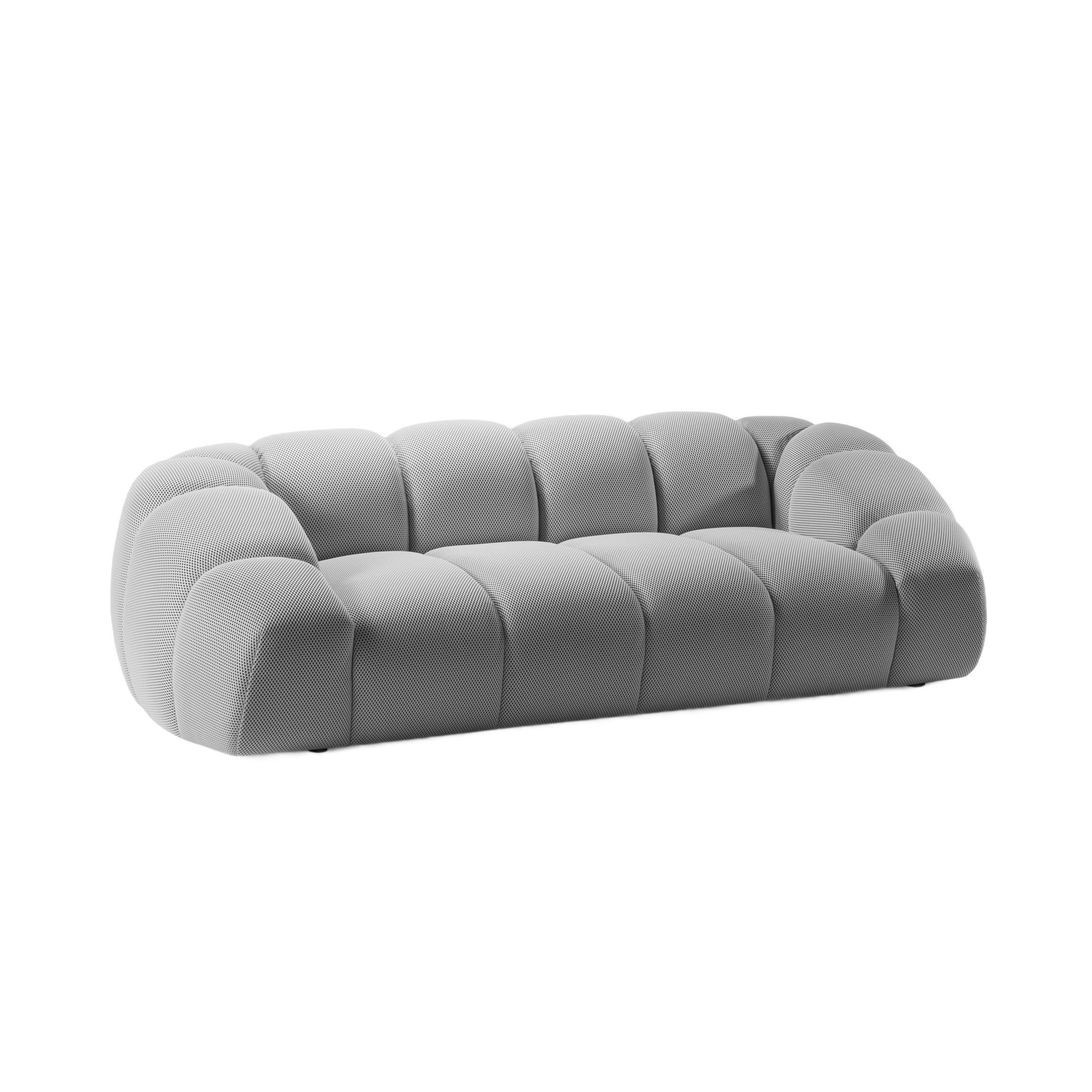 Sofa 3-Sitzer DIANA silber