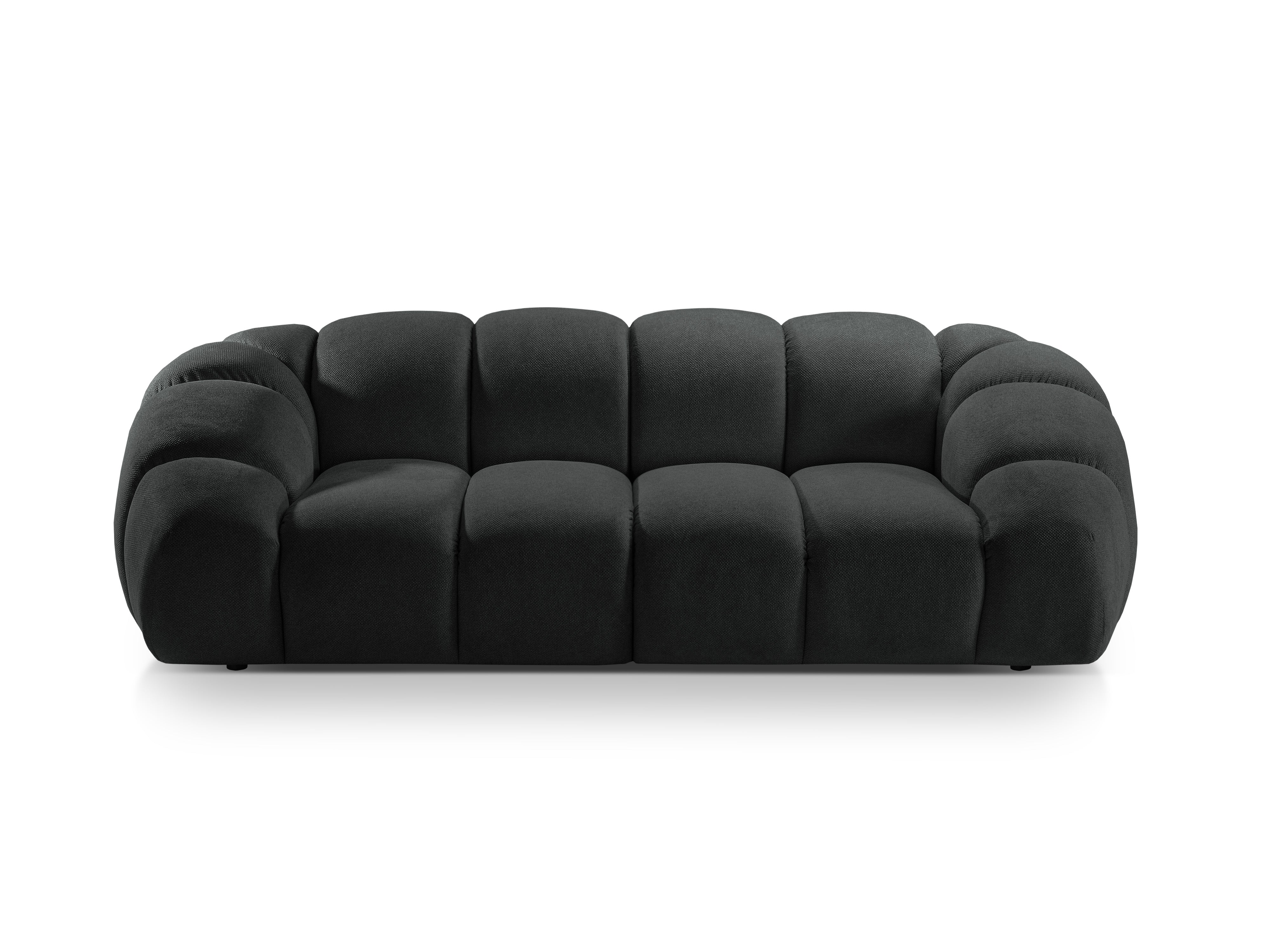 3-seater Sofa DIANA anthracite chenille