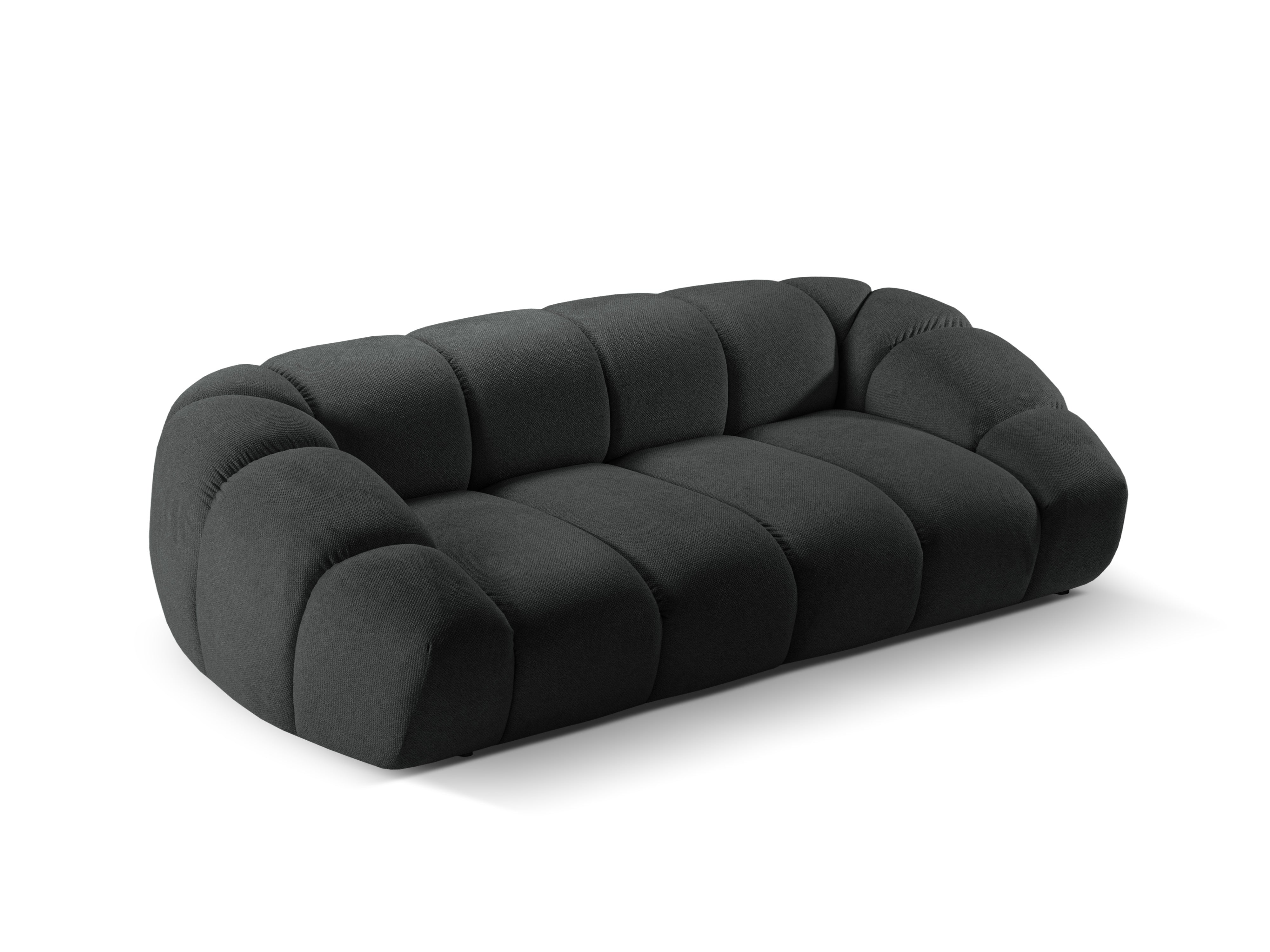 3-seater Sofa DIANA anthracite chenille