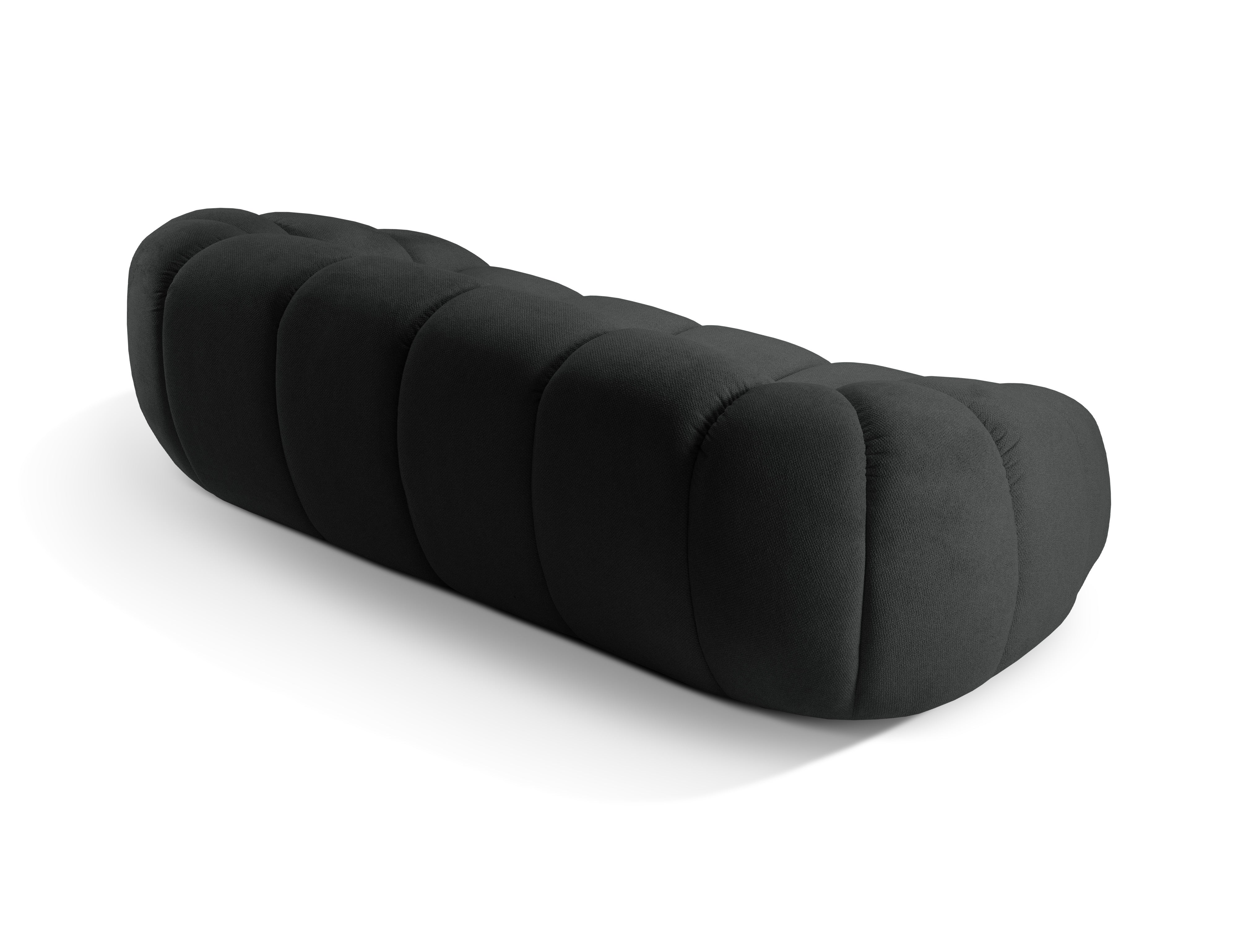 3-seater Sofa DIANA anthracite chenille