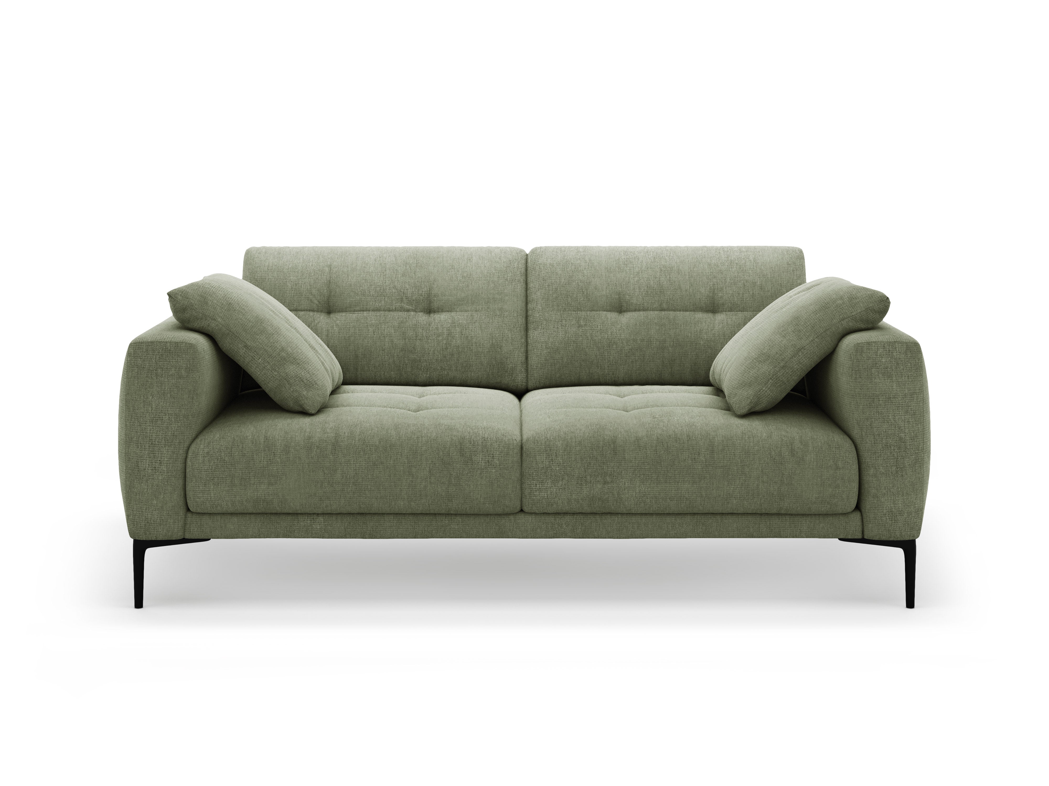 Sofa 3-Sitzer BEMY olivgrüner Chenille