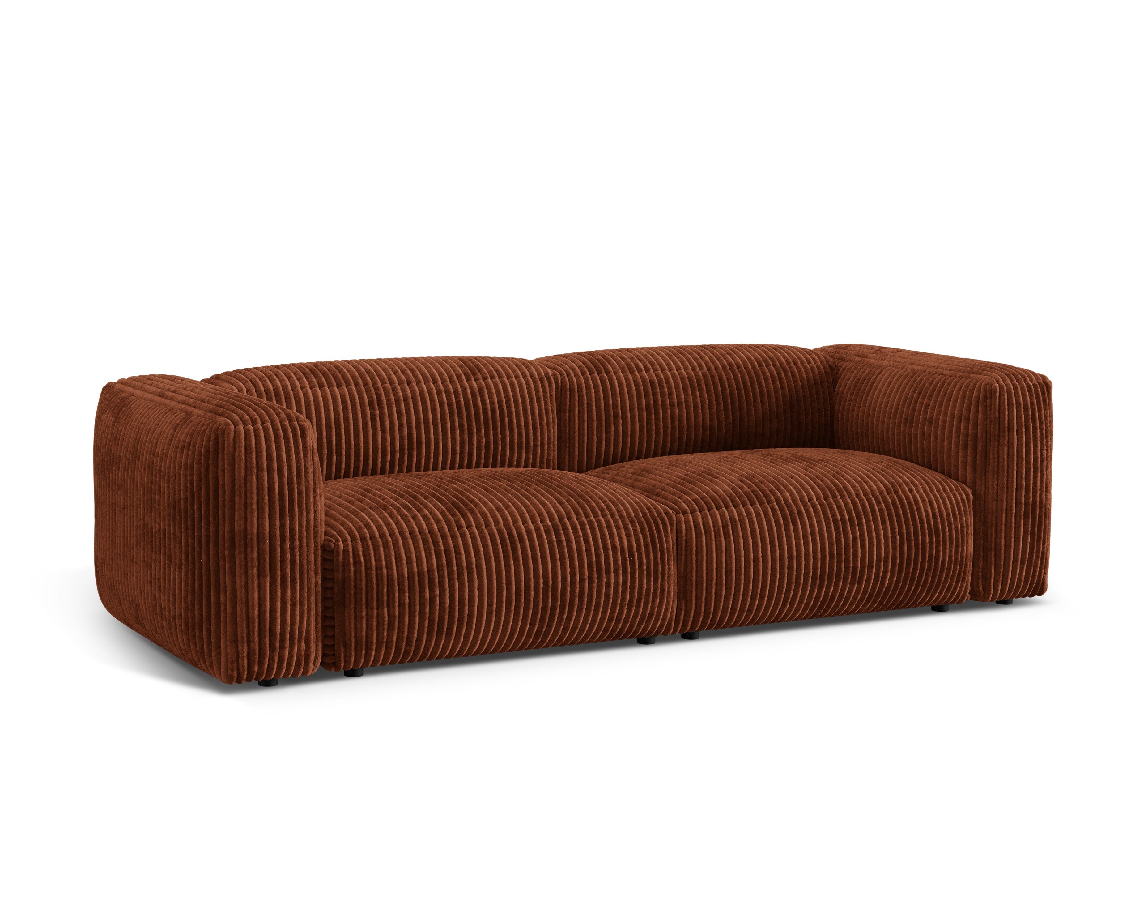 Modulares Sofa, "Martina", 3 Sitze, Ziegel, 240x106x75
In Europa gemacht