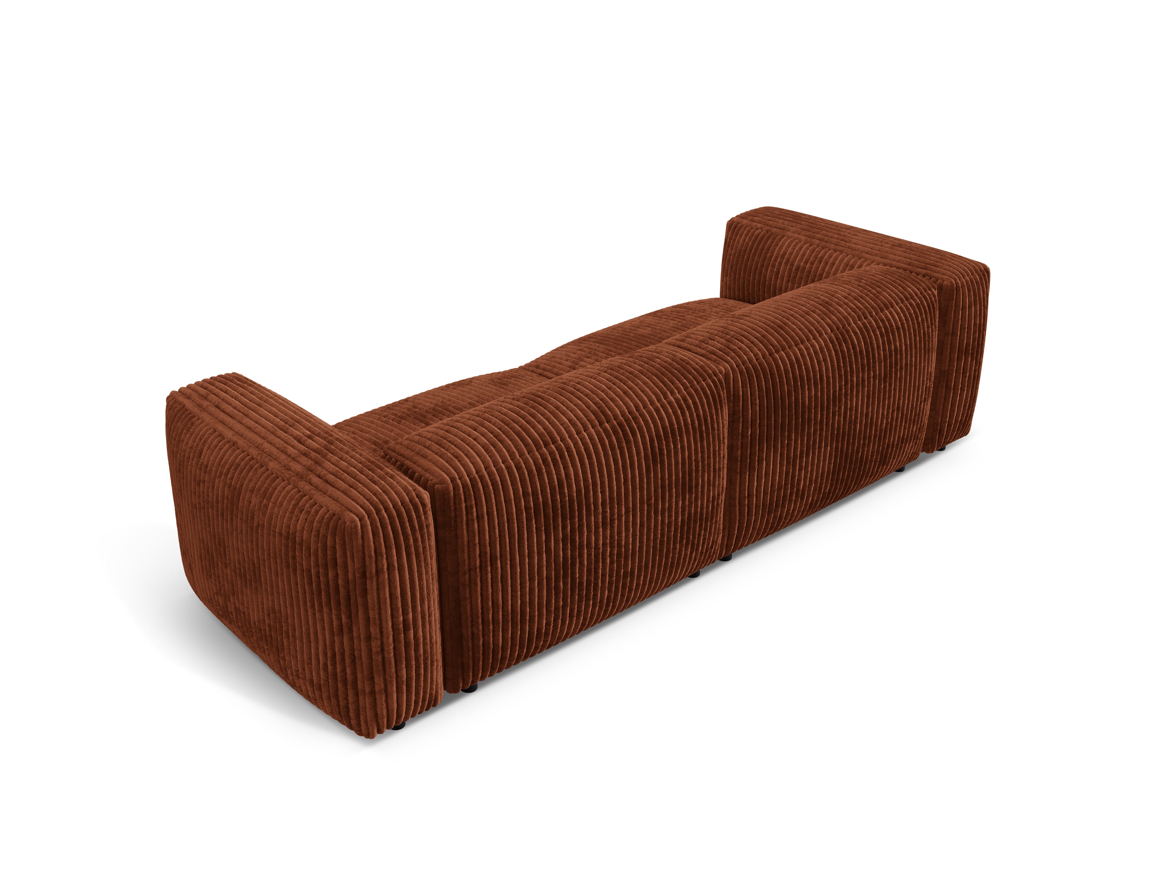 Modulares Sofa, "Martina", 3 Sitze, Ziegel, 240x106x75
In Europa gemacht