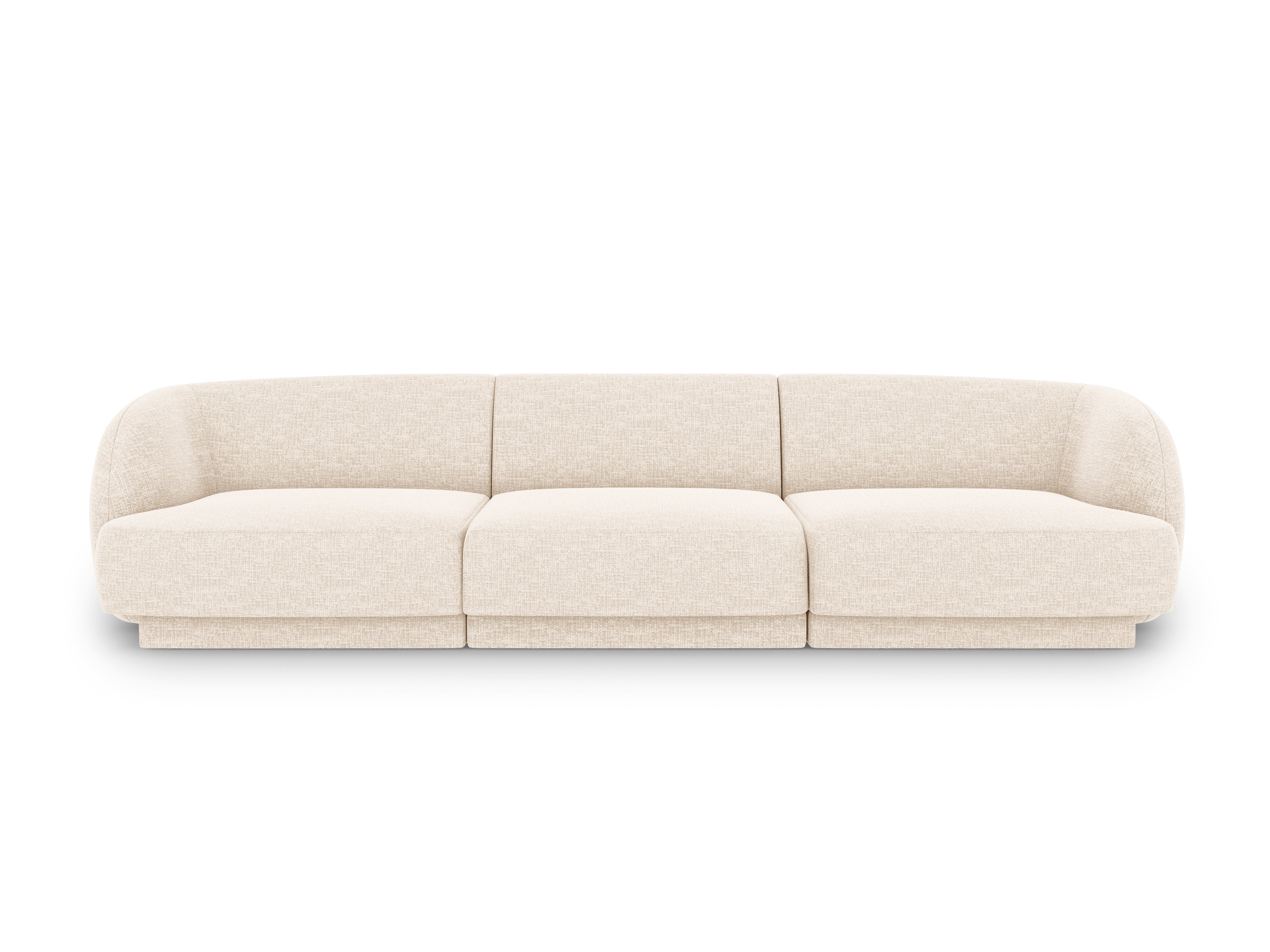 Sofa 3-osobowa MILEY kość słoniowa szenil