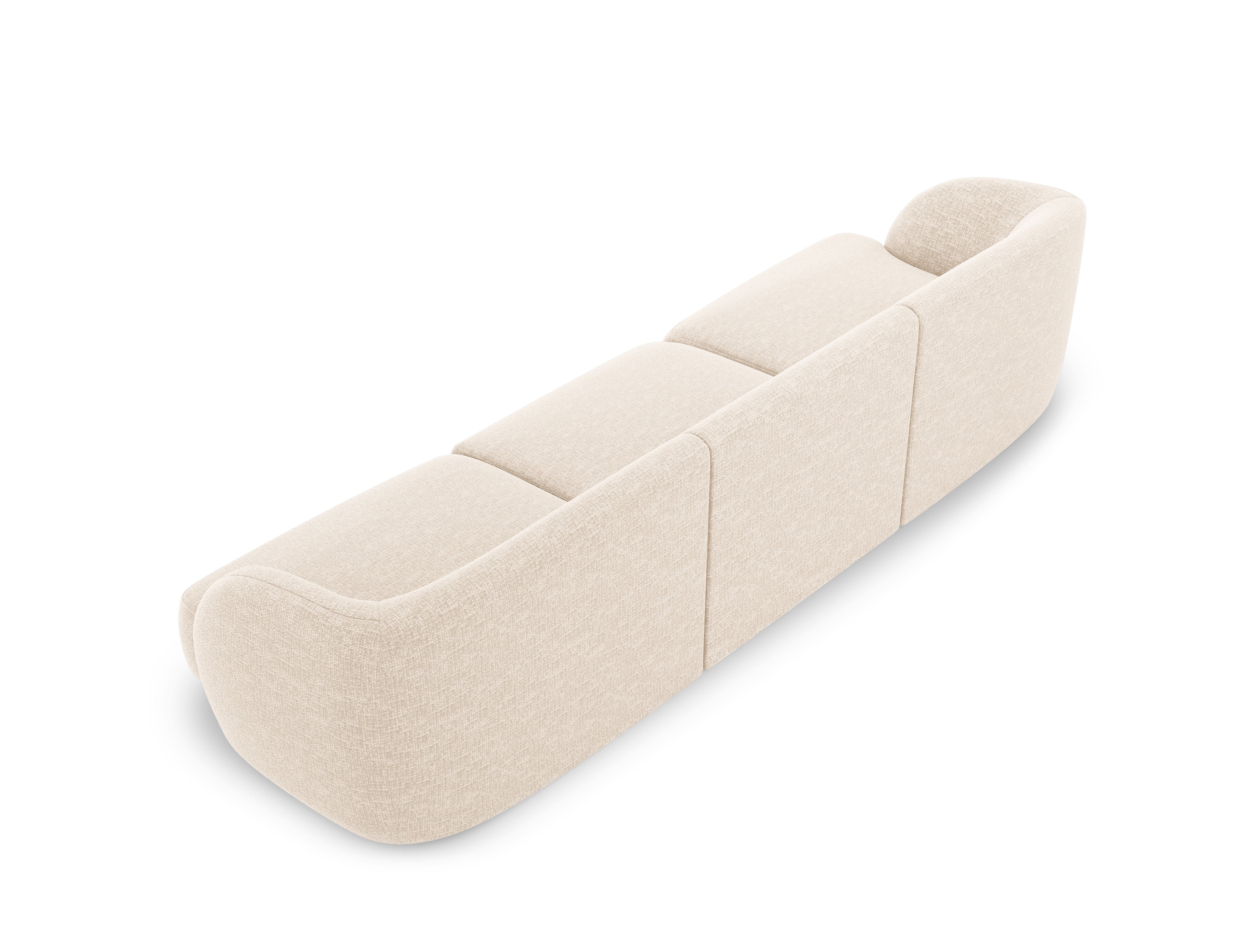 Sofa 3-osobowa MILEY kość słoniowa szenil