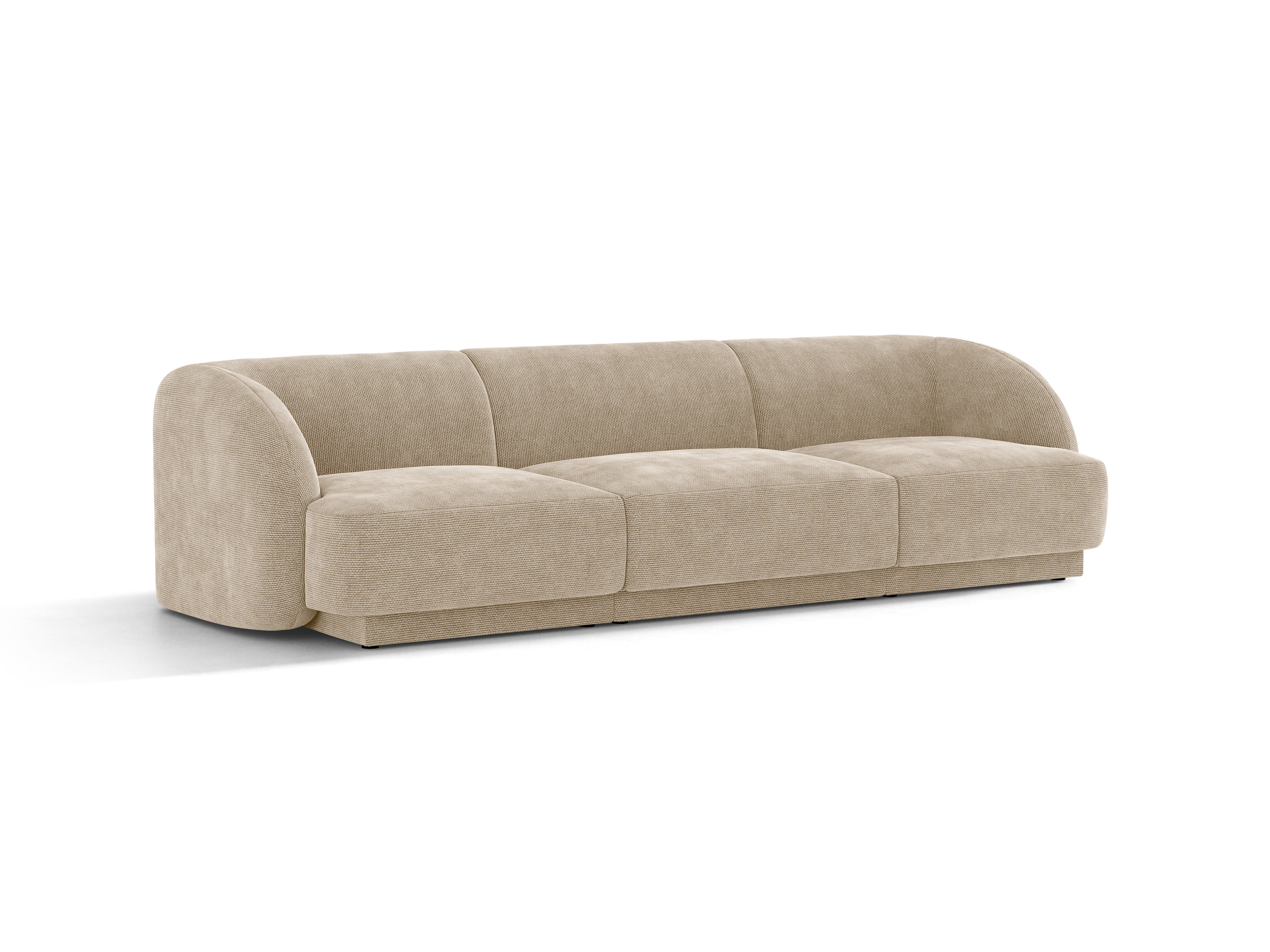 Sofa 3-sitzig MILEY beige Chenille