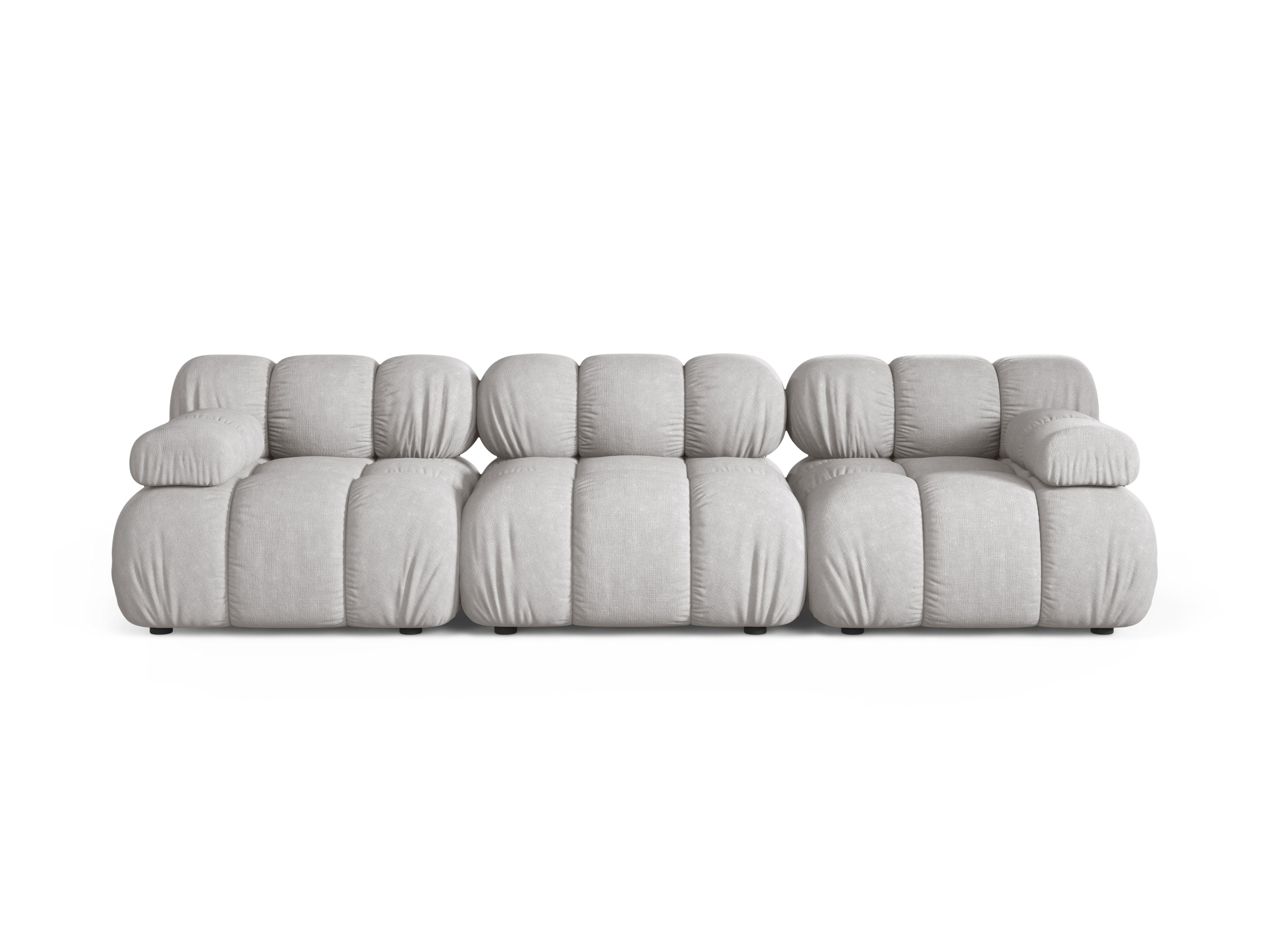 Modulares 3-Sitzer-Sofa BELLIS in Hellgrau