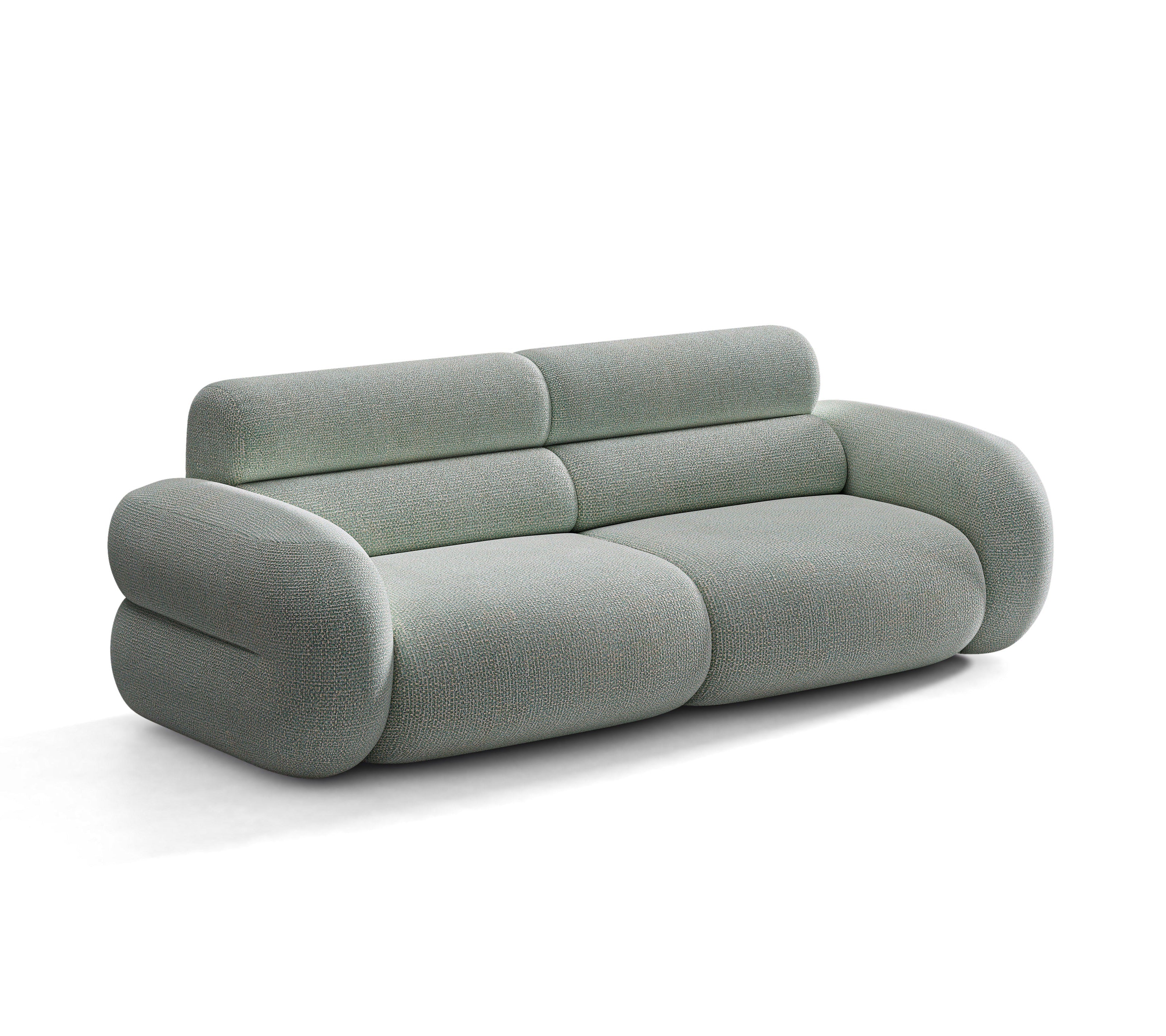Sofa für 3 Personen NEO in blauen Melange