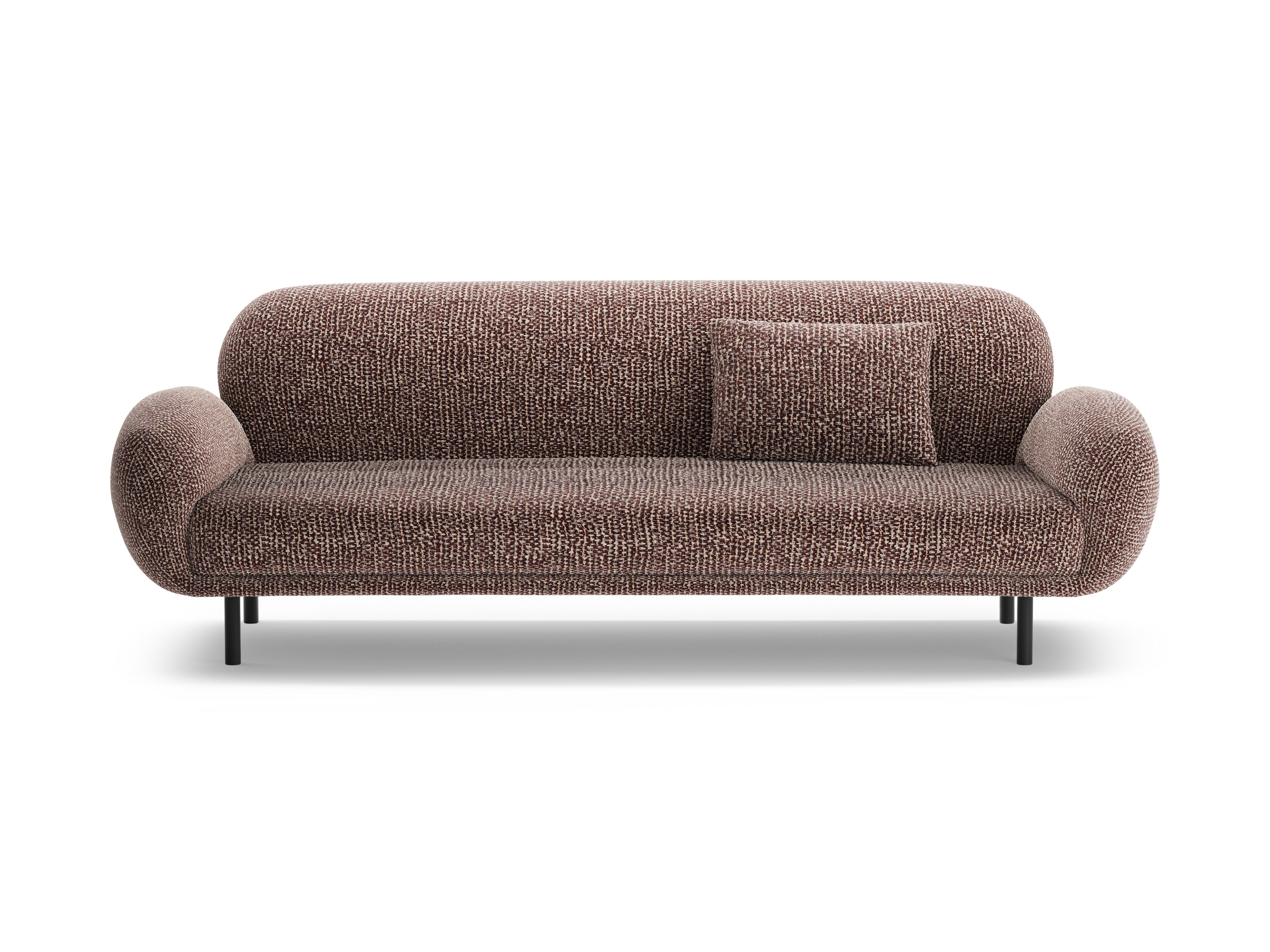 3-seater Sofa POPPY brown chenille