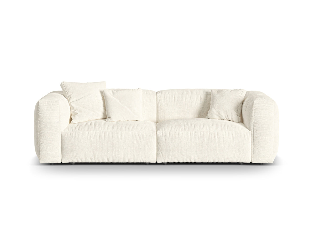 Sofa 3-osobowa MARTINA ecru boucle – Micadoni