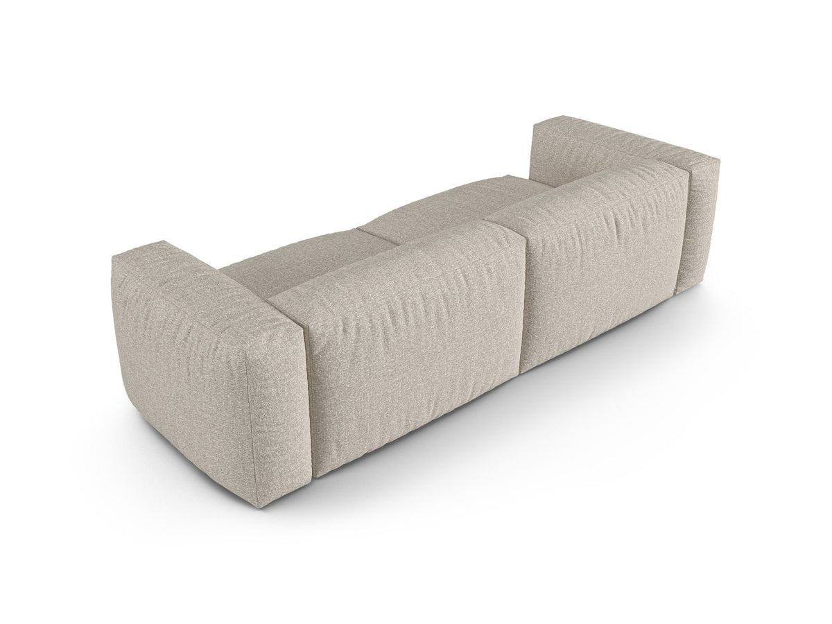 Sofa 3-osobowa XL MARTINA beżowy boucle – detal tkaniny