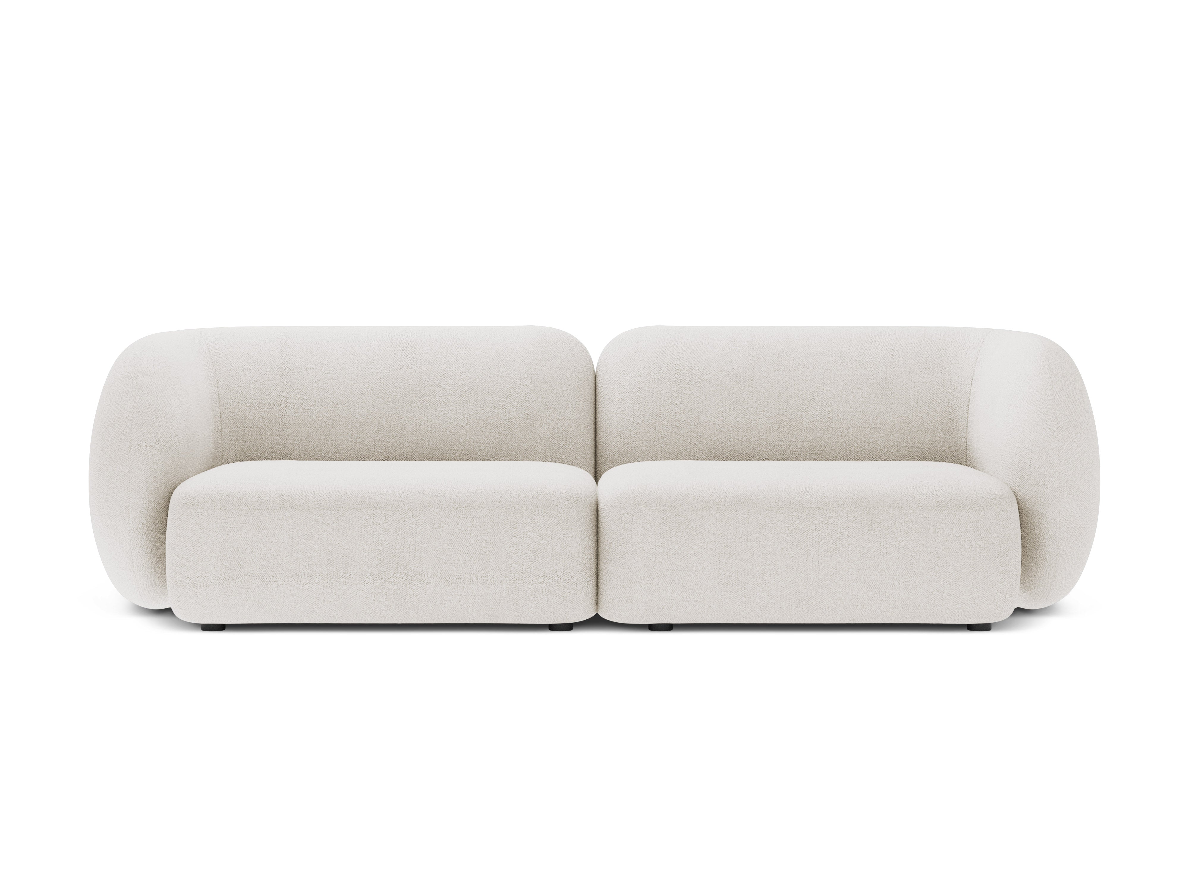 4-seater Sofa KATE white boucle