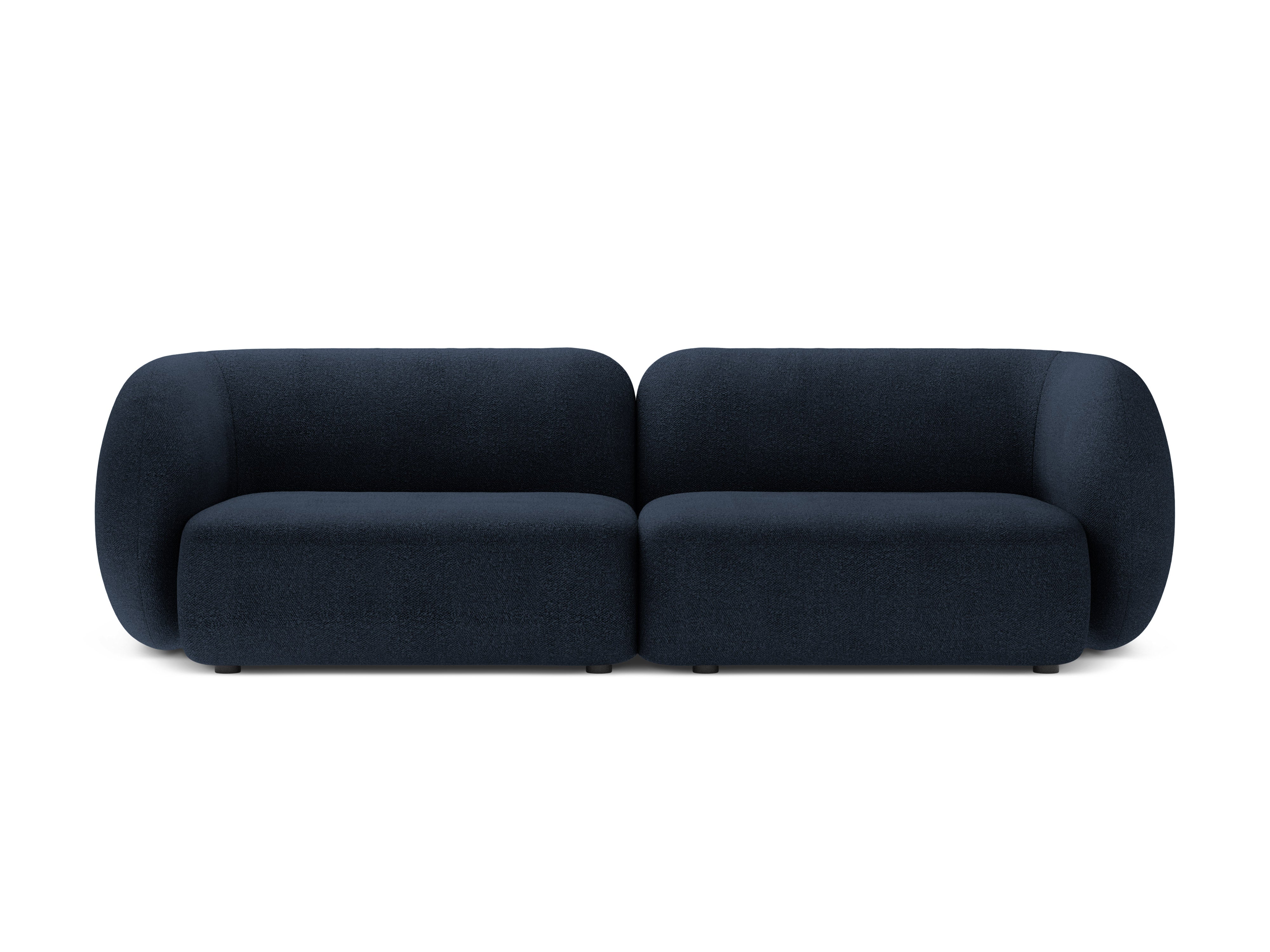Sofa für 4 Personen KATE in blauer Boucle
