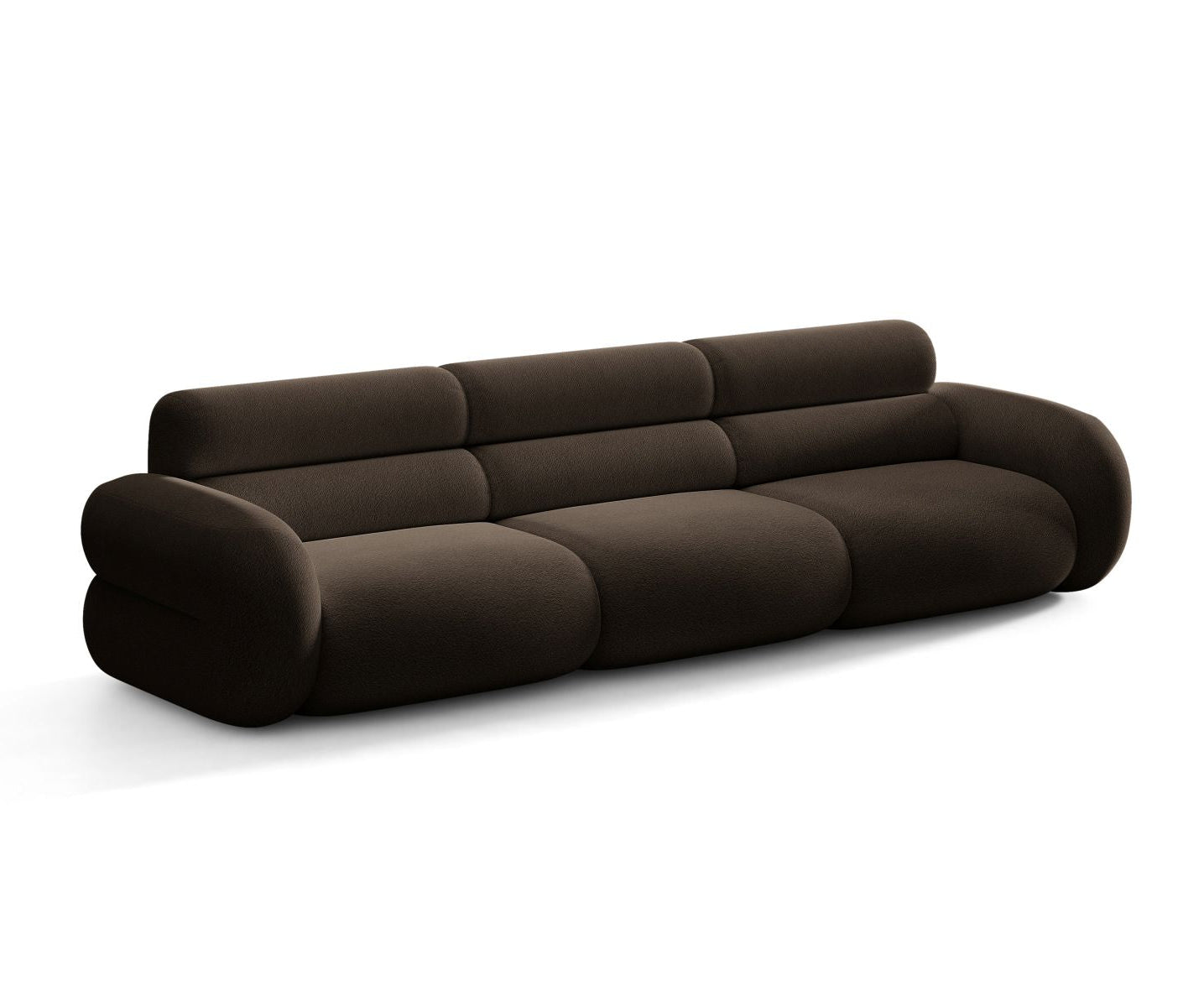Sofa 4-osobowa NEO brązowy boucle