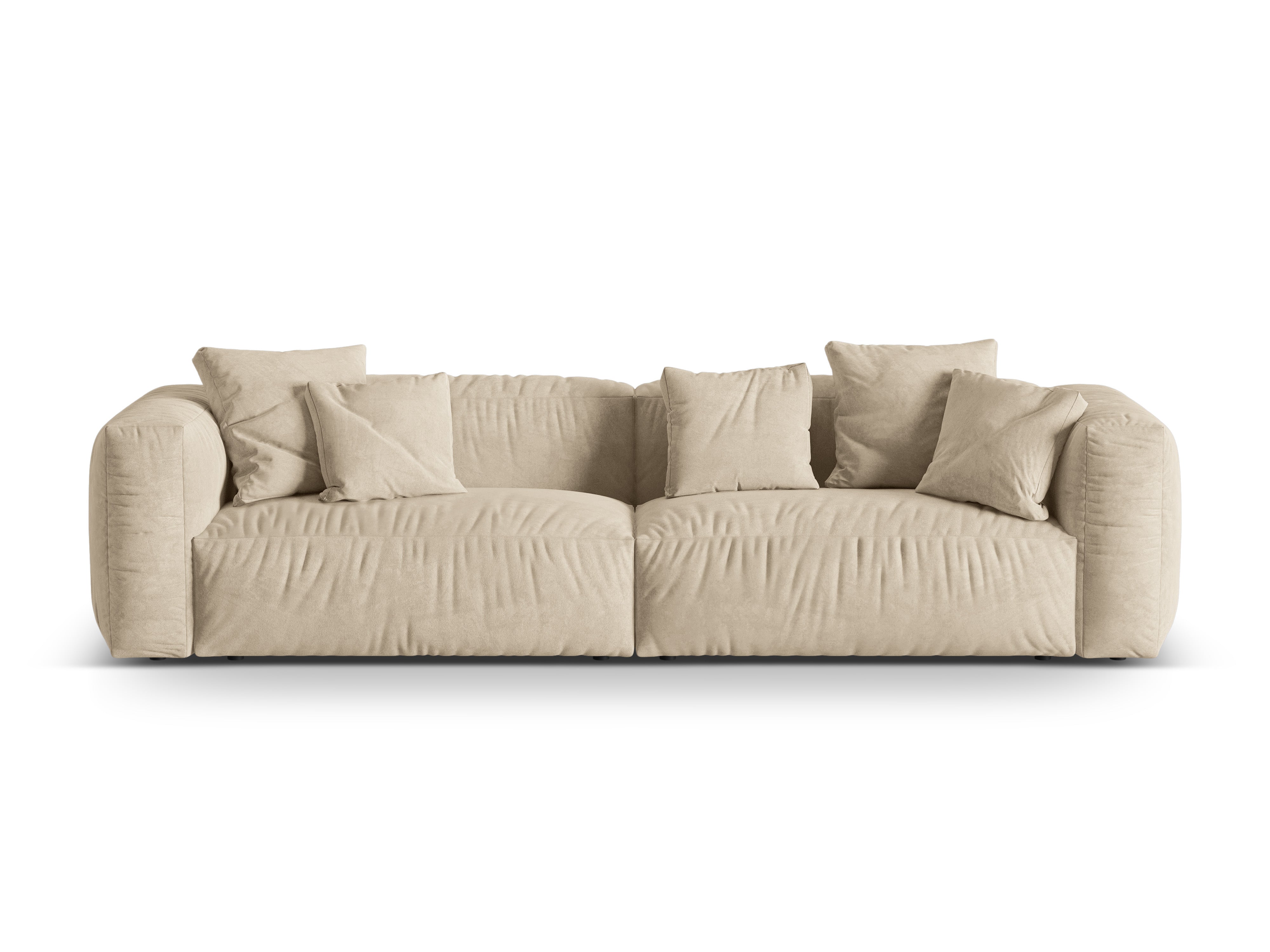 Modulares Sofa, "Martina", 4 Sitze, leichter Beige, 320x106x75
In Europa gemacht