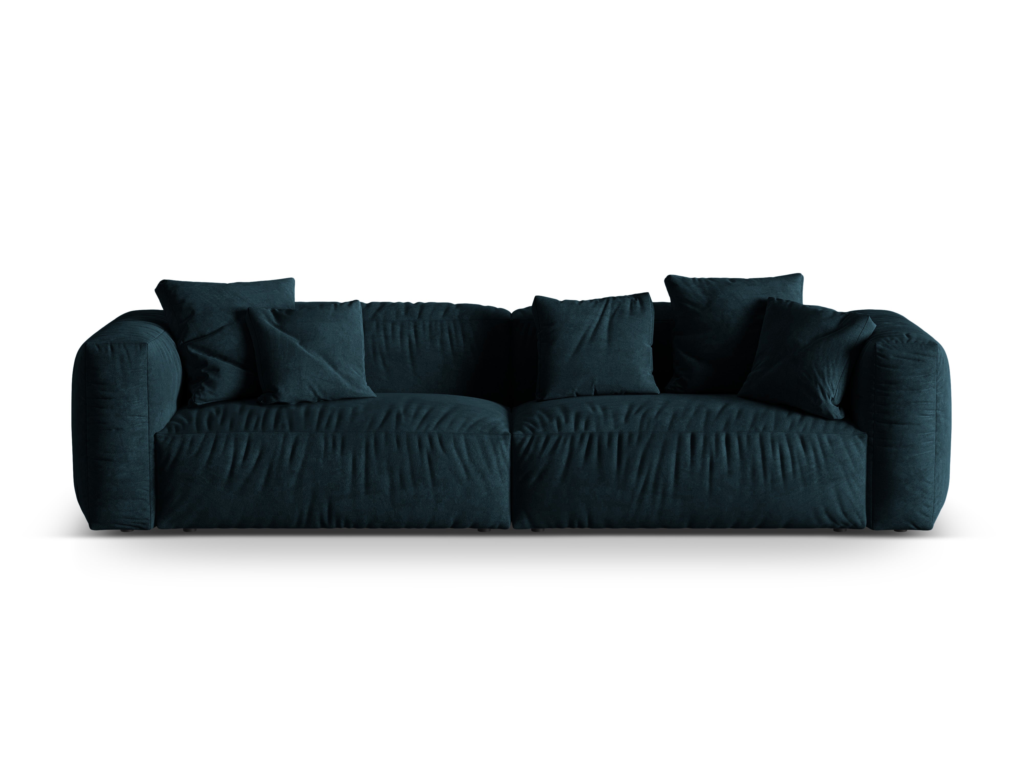 Modulares Sofa, "Martina", 4 Sitze, tiefes Benzin, 320x106x75
In Europa gemacht