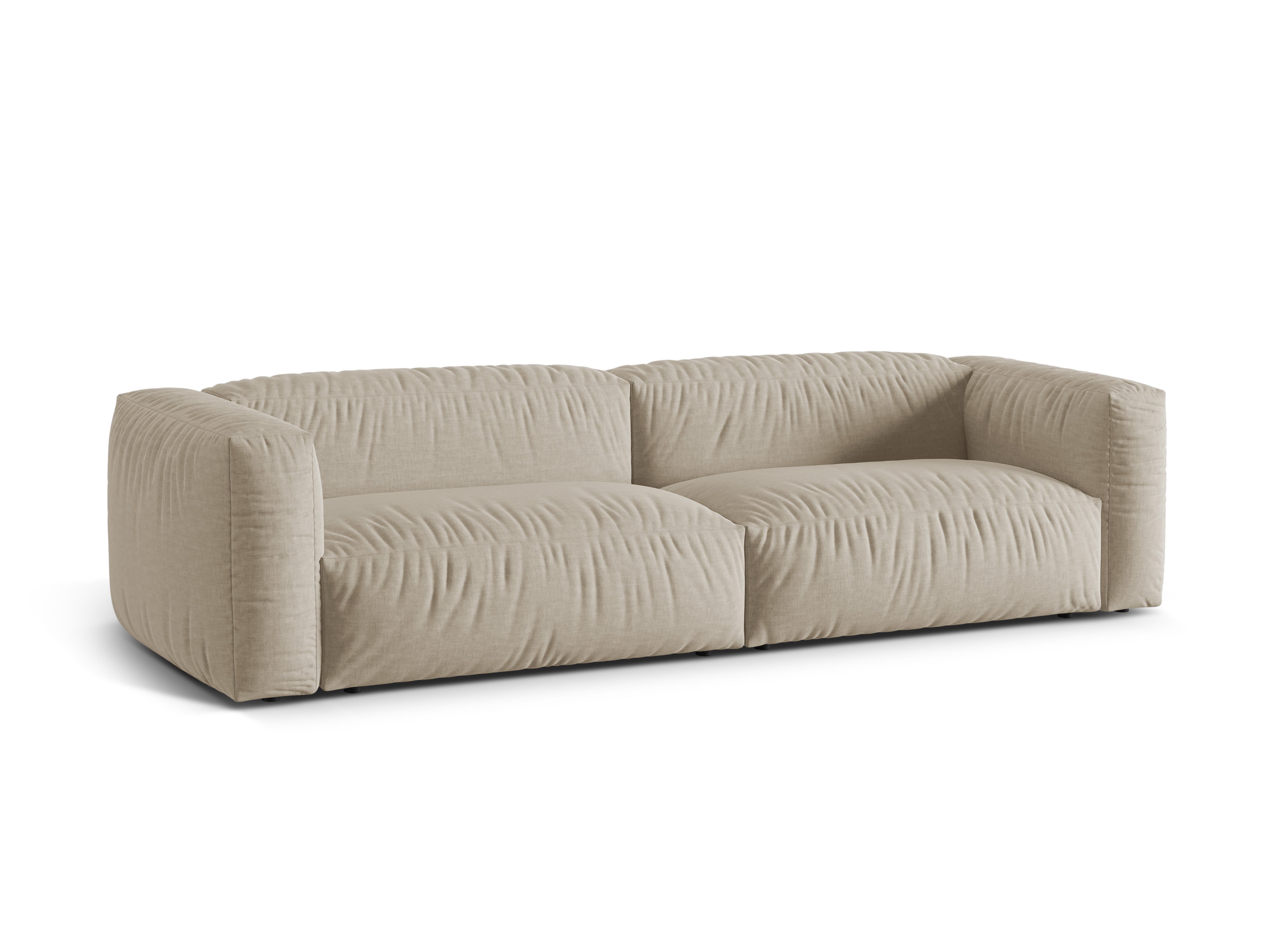 Modulares Sofa, "Martina", 4 Sitze, leichter Beige, 320x106x75
In Europa gemacht