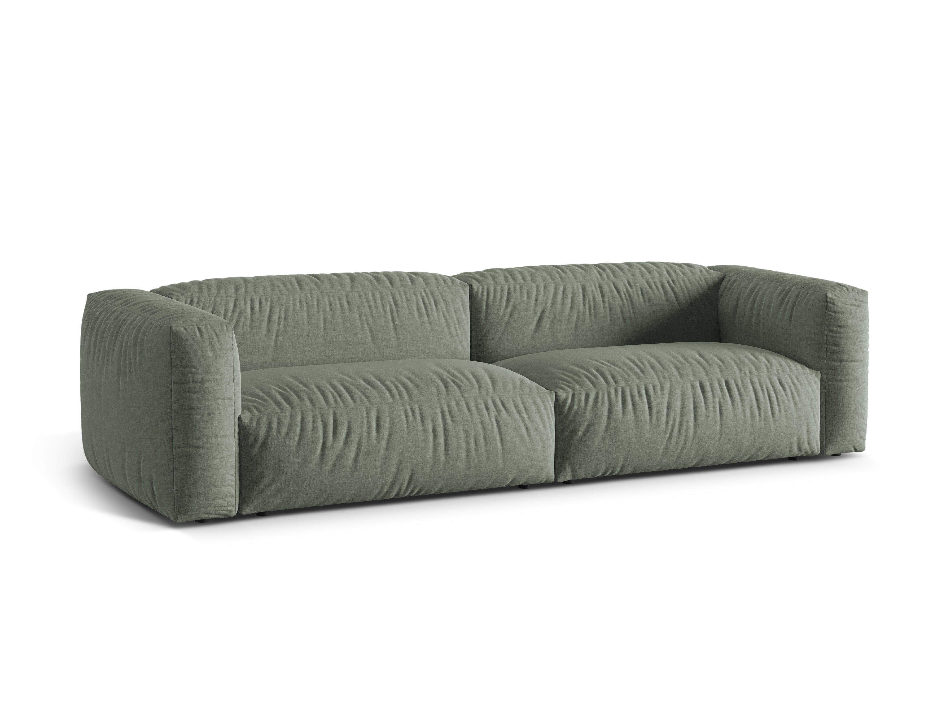 Modulares Sofa, "Martina", 4 Sitze, Moss Green, 320x106x75
In Europa gemacht