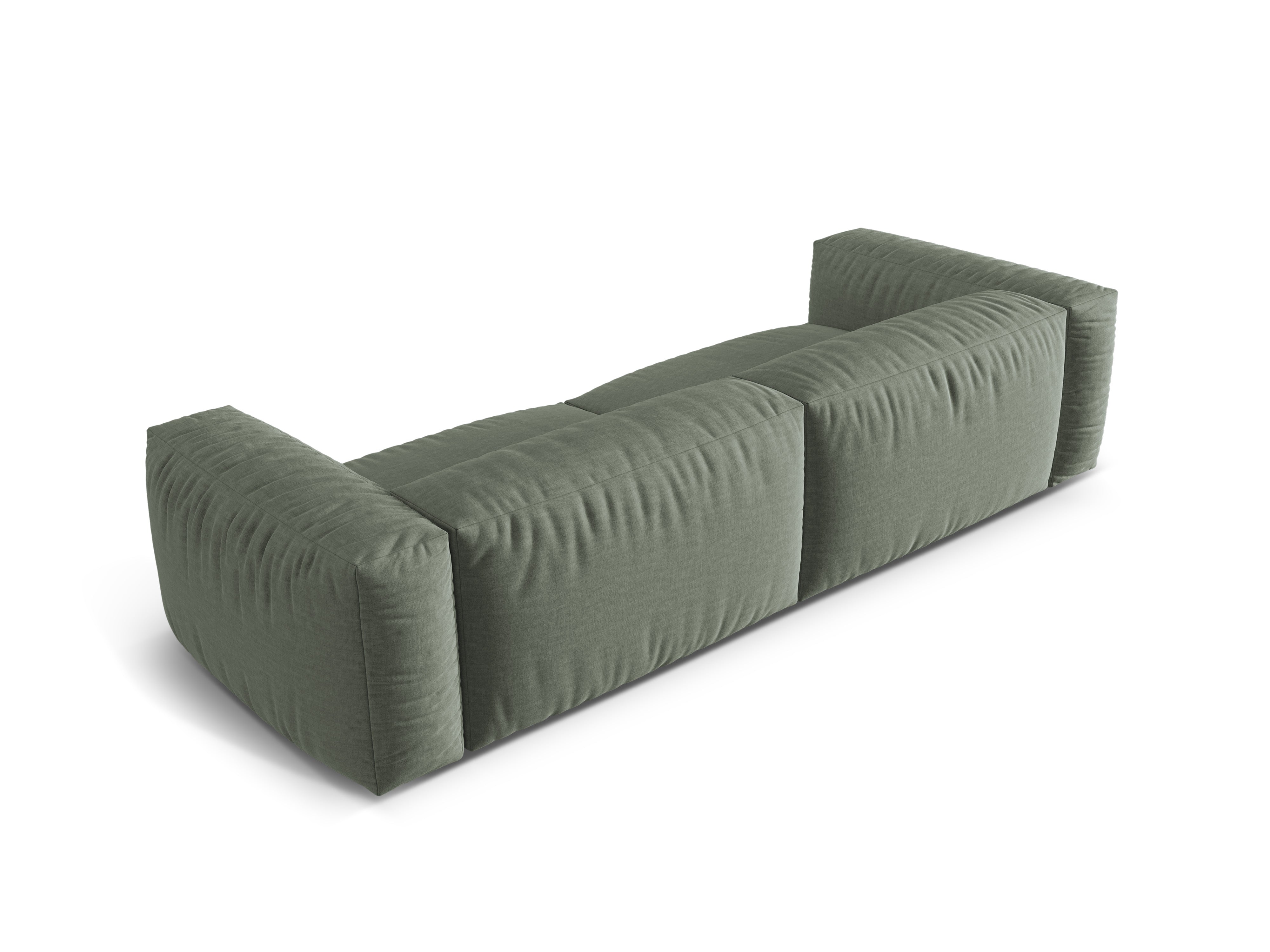 Modulares Sofa, "Martina", 4 Sitze, Moss Green, 320x106x75
In Europa gemacht