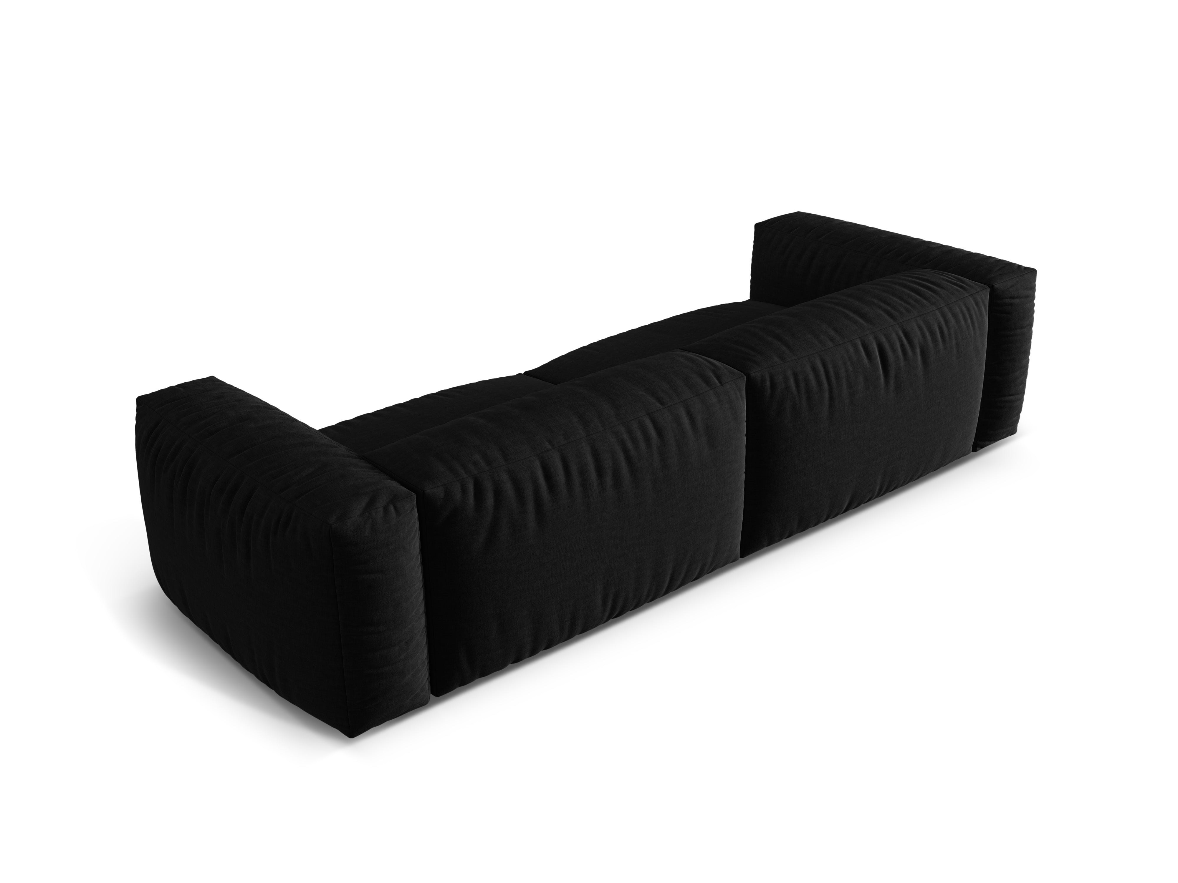 Modulares Sofa, "Martina", 4 Sitze, schwarz, 320x106x75
In Europa gemacht