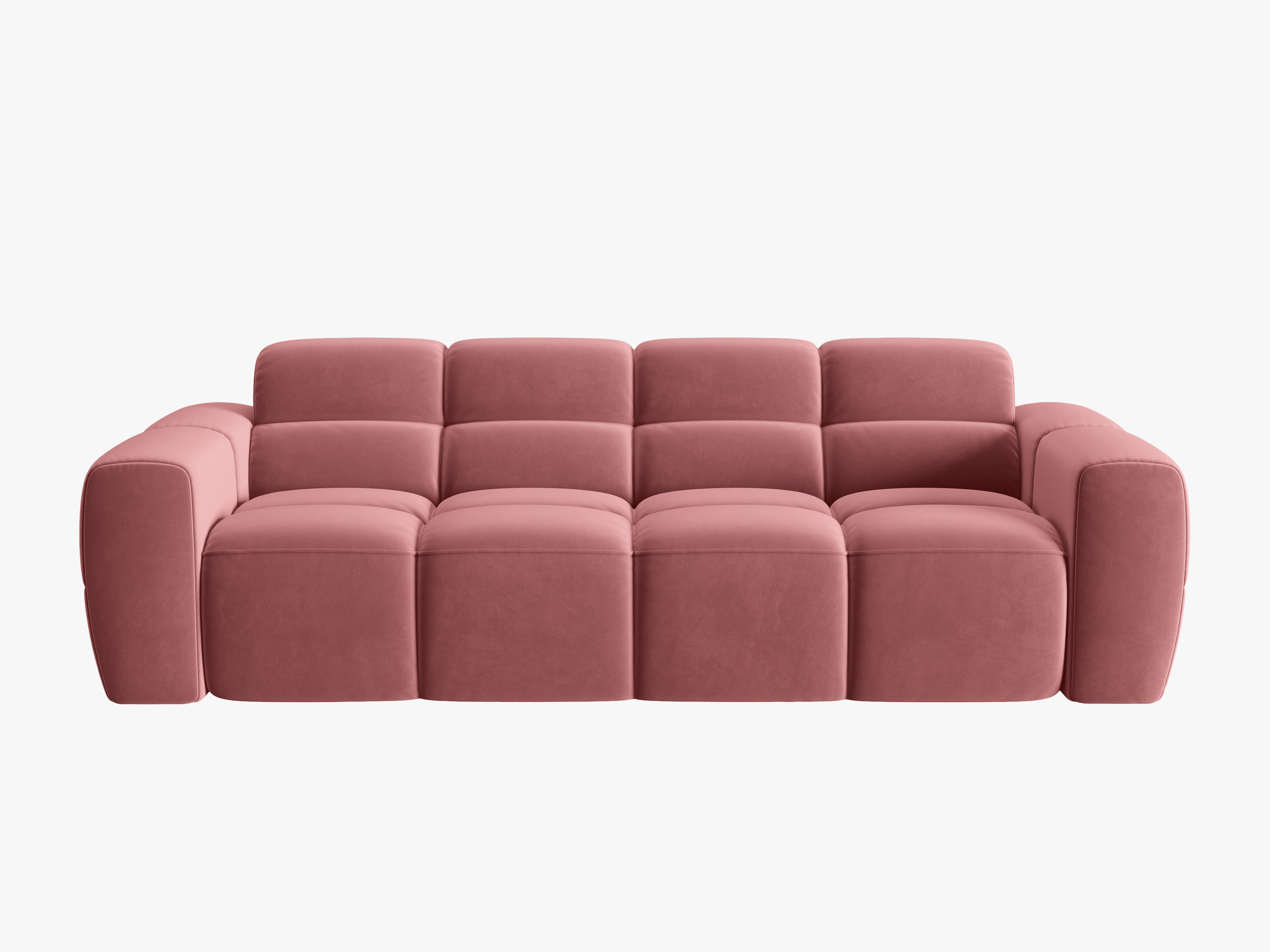 Samtsofa für 4 Personen LISA rosa [Monika] [Julia spr]