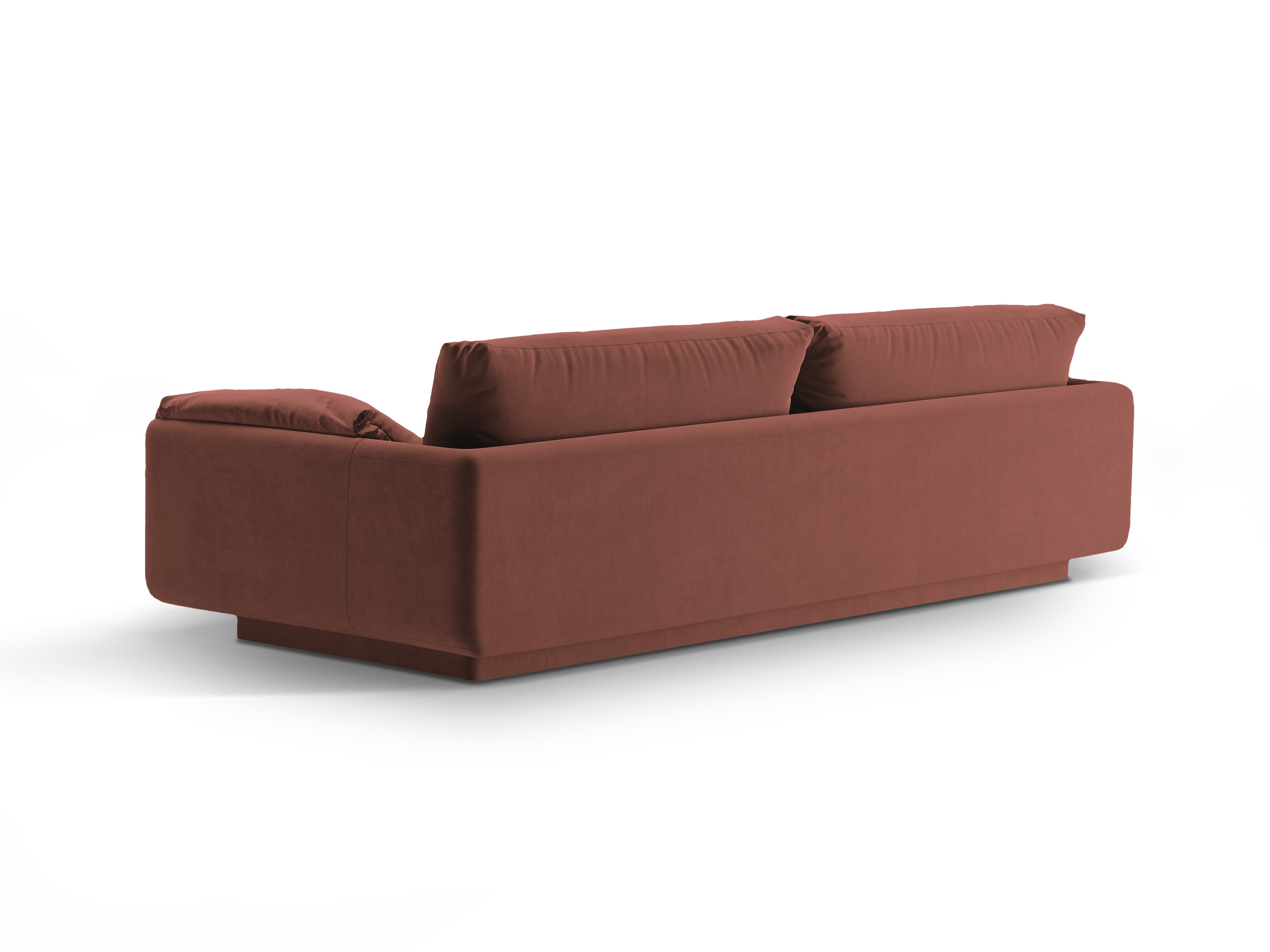 Sofa aksamitna 4-osobowa TORINO cuoio