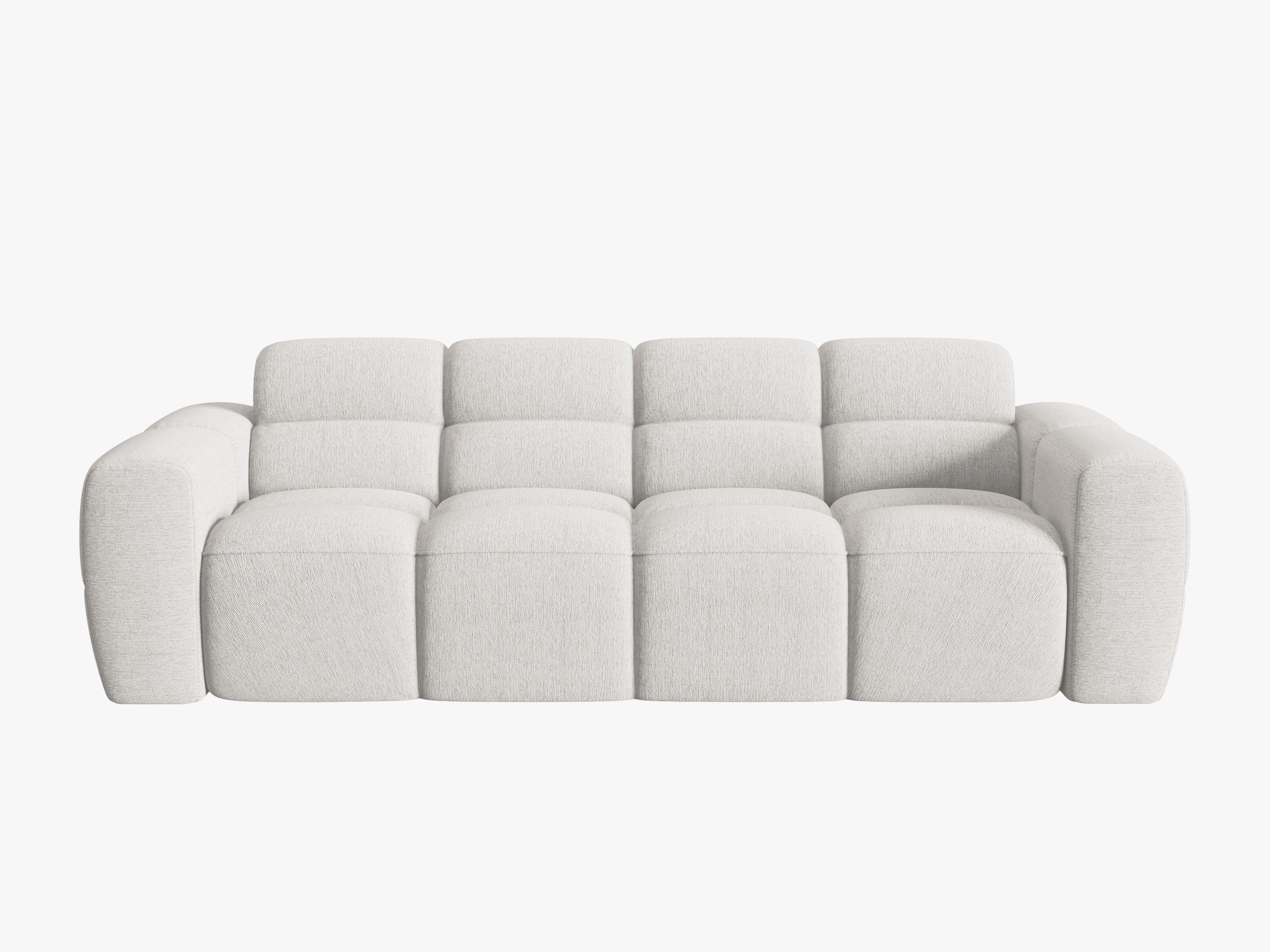 Sofa 4-sitzige LISA hellgrau Chenille [Monika] [Julia spr]