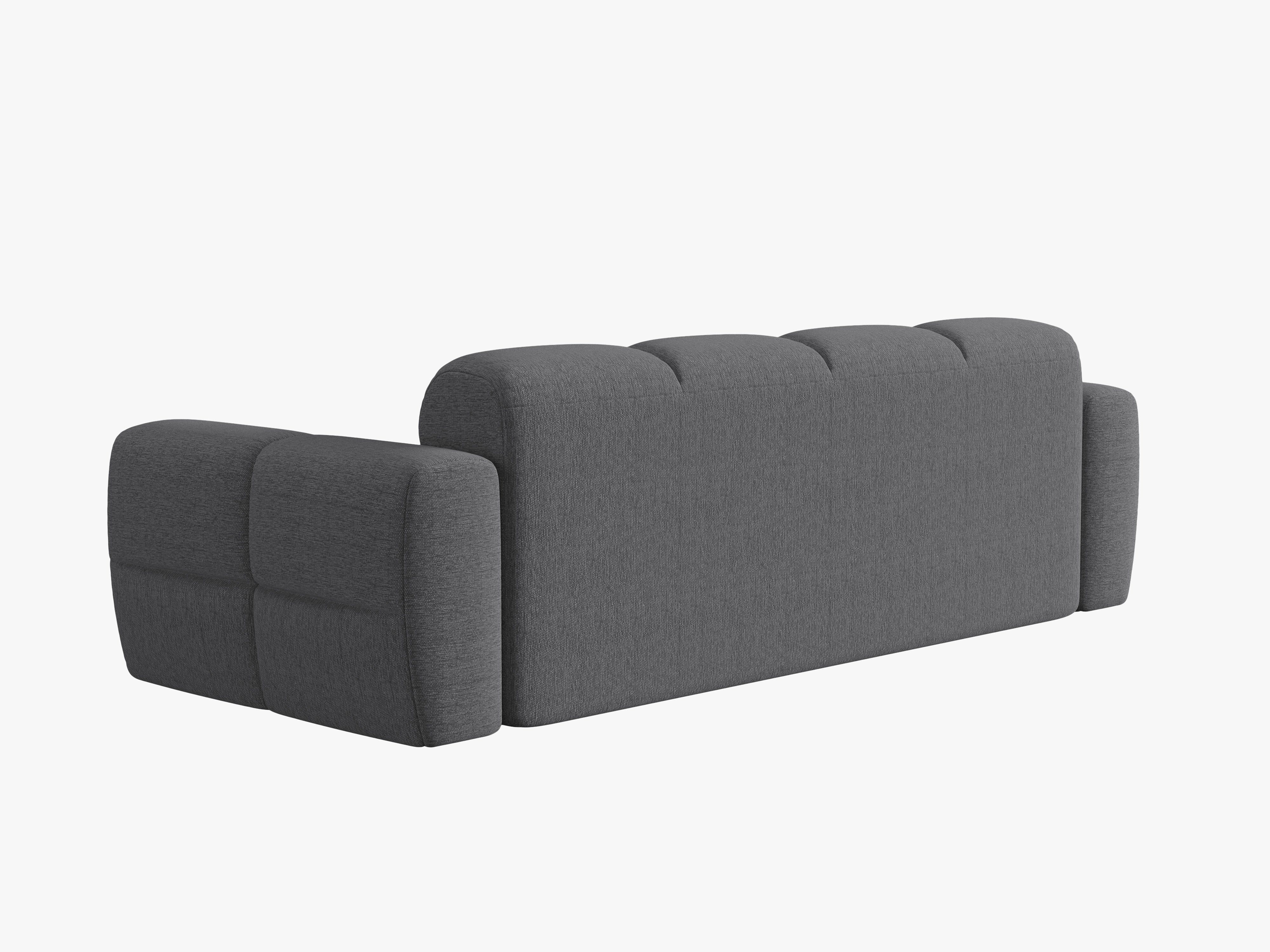 Sofa 4-sitzige LISA dunkelgrau Chenille [Monika] [Julia spr]